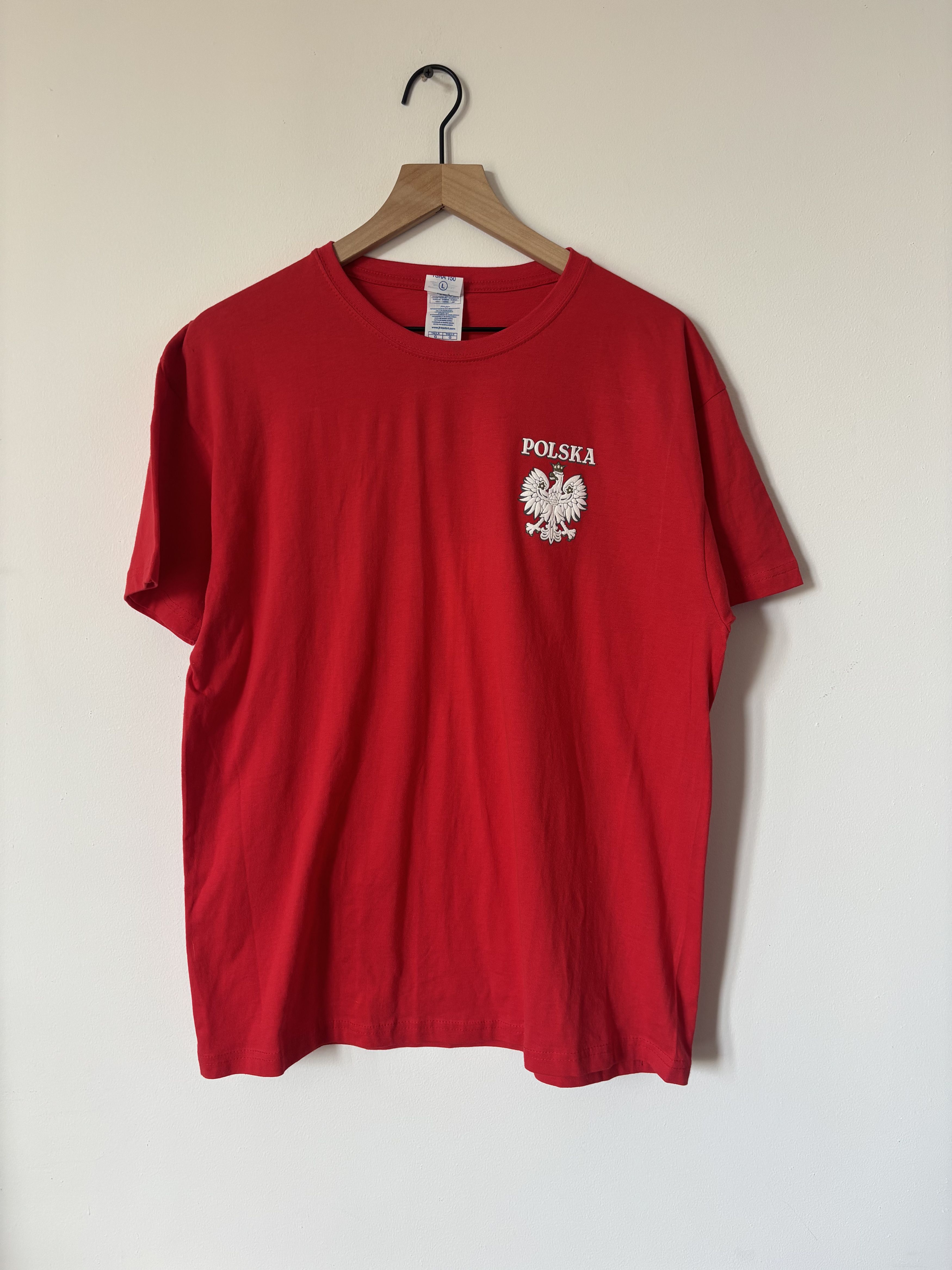 Other Polska Red Eagle Logo Tee Large L Polish Poland Size US L / EU 52-54 / 3 - 6 Thumbnail