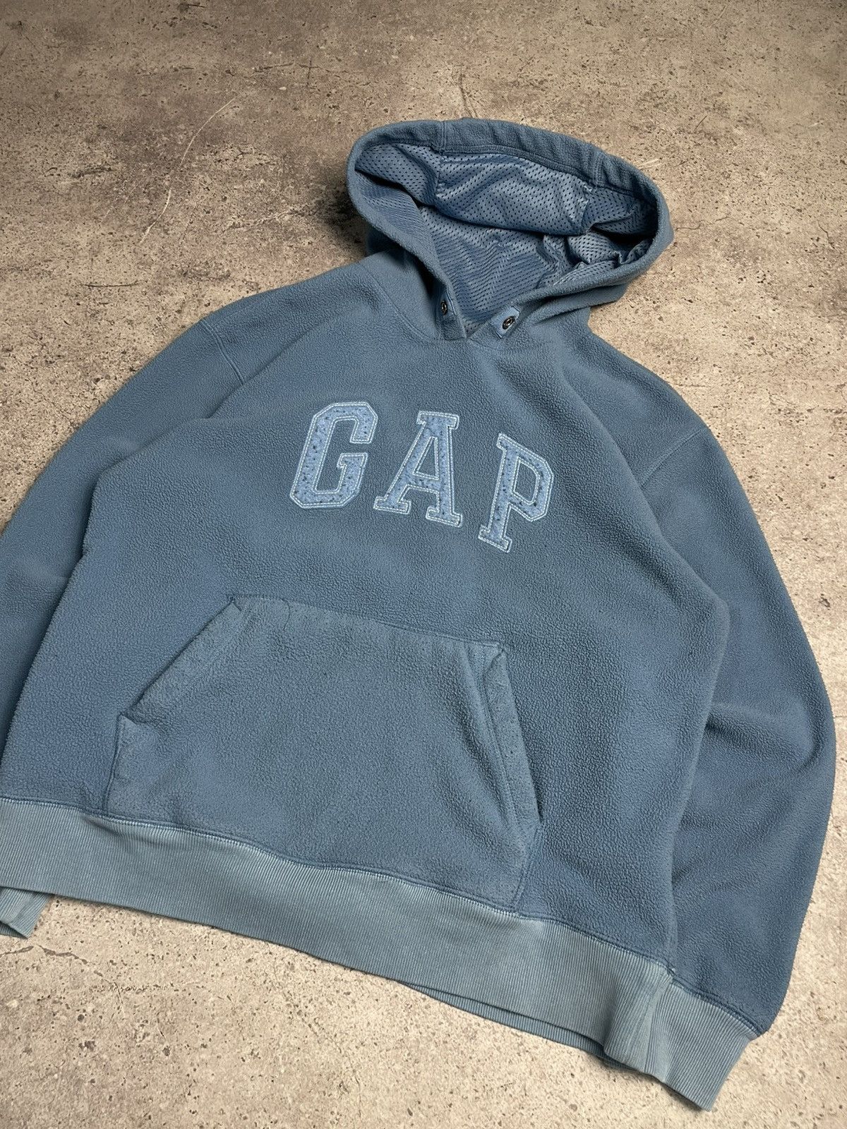 Gap Vintage GAP Fleece Hoodie Boxy Fit size S Size US S / EU 44-46 / 1 - 2 Thumbnail