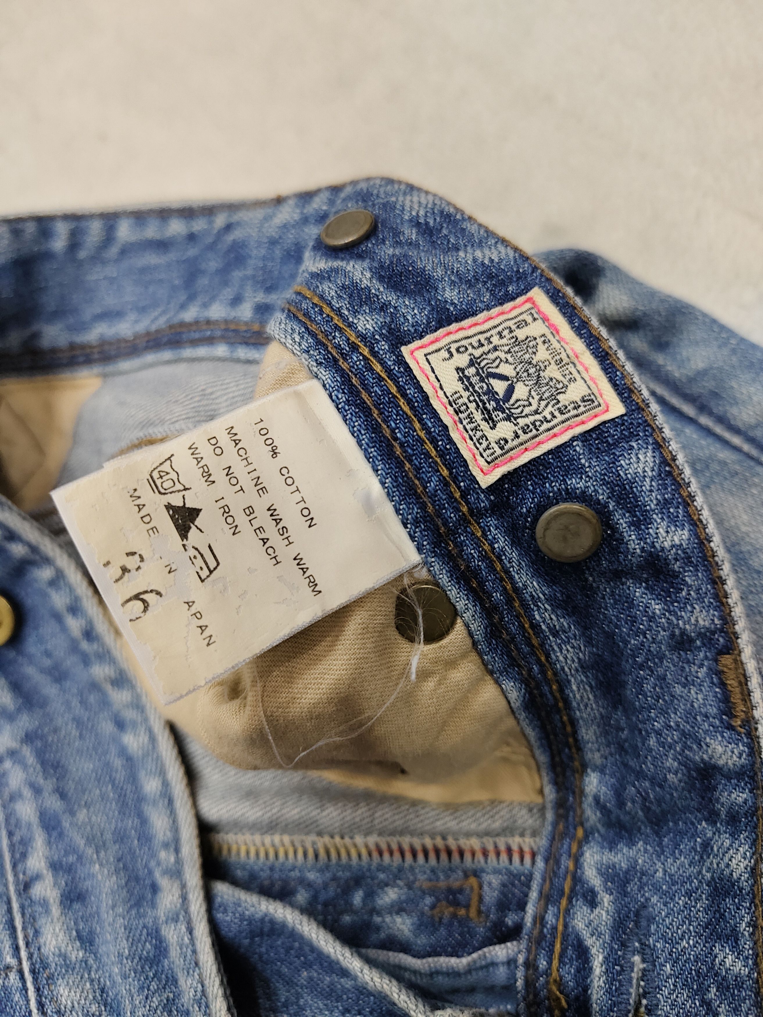 Journal Standard 00s Jouetie - Heritage Back Buckle Workwear Distressed Jeans Size US 30 / EU 46 - 7 Thumbnail