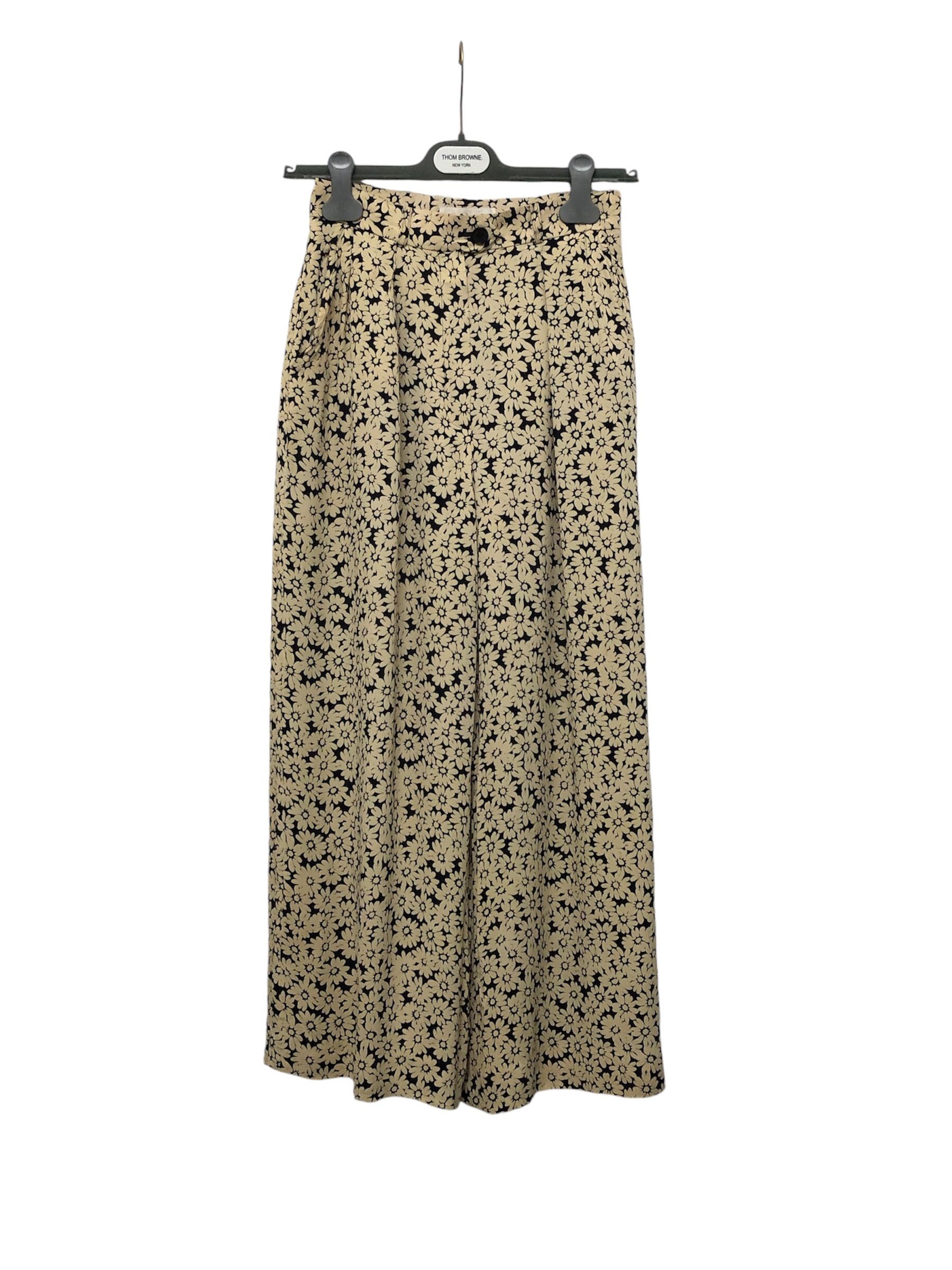 Designer × Yves Saint Laurent Vintage Yves Saint Laurent Rayon Floral Size 25" / US 0 / IT 36 - 2 Thumbnail
