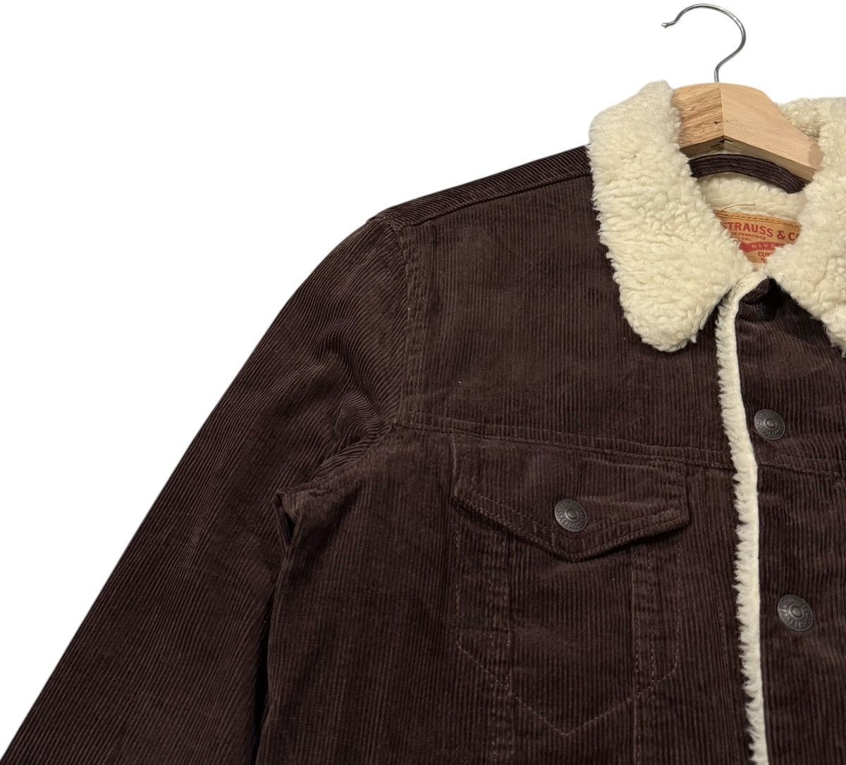 Levi's Vintage Levis Strauss & Co Corduroy Sherpa Fleece Jacket Size US XS / EU 42 / 0 - 5 Thumbnail