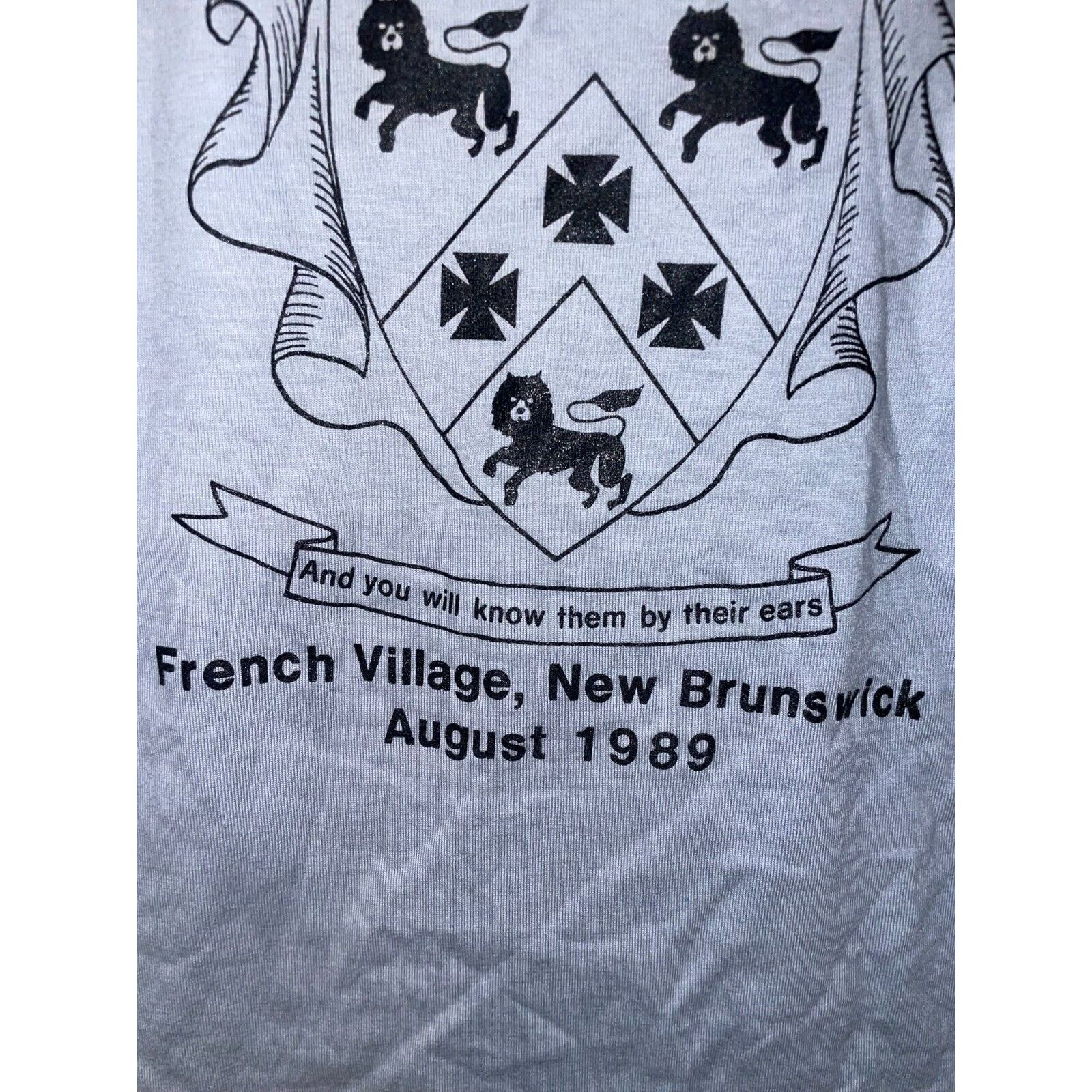 Jerzees Vintage New Brunswick Shirt Fowler Reunion French Tee 80s S Size US S / EU 44-46 / 1 - 5 Thumbnail