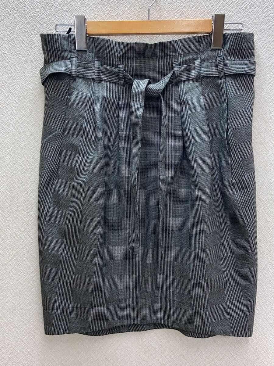 image of Vivienne Westwood Checkered Skirt in Grey, Women's (Size 32)