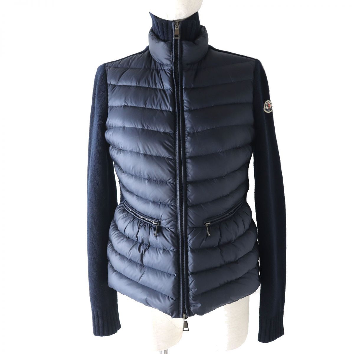 モンクレール MAGLIONE TRICOT CARDIGAN ネイビー