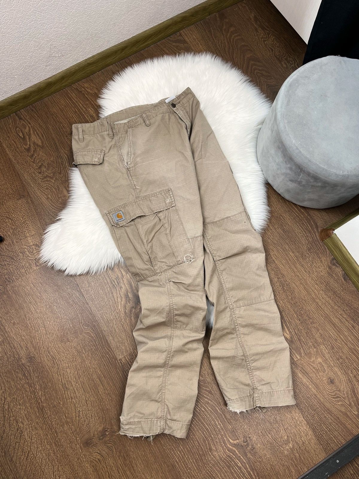 Carhartt × Vintage Crazy Vintage 90s Carhartt Baggy Carpenter Pants Y2K Size US 34 / EU 50 - 1 Thumbnail