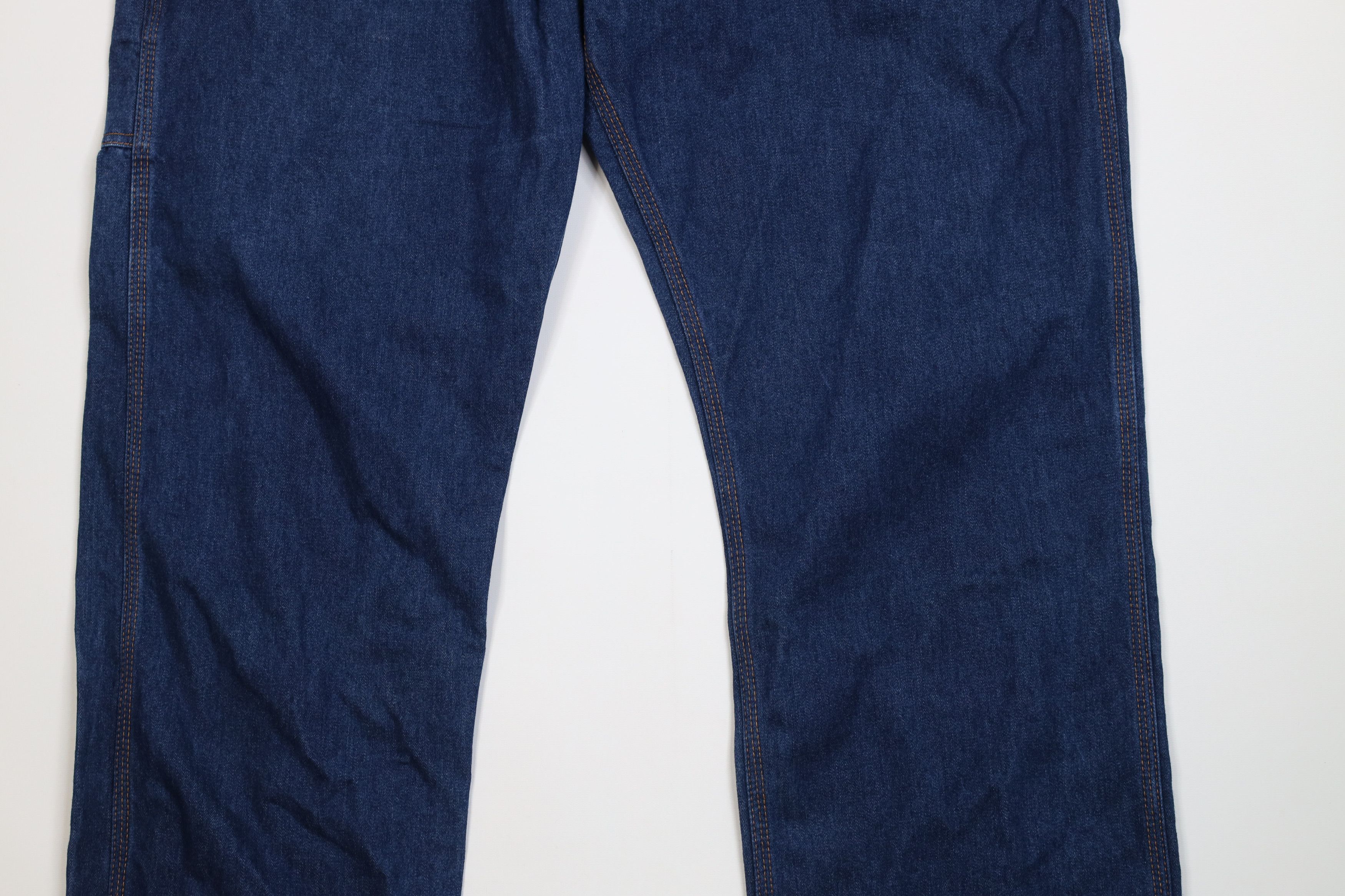 Vintage Vintage 90s Streetwear Wide Leg Dungaree Denim Jeans USA Size US 40 / EU 56 - 3 Thumbnail