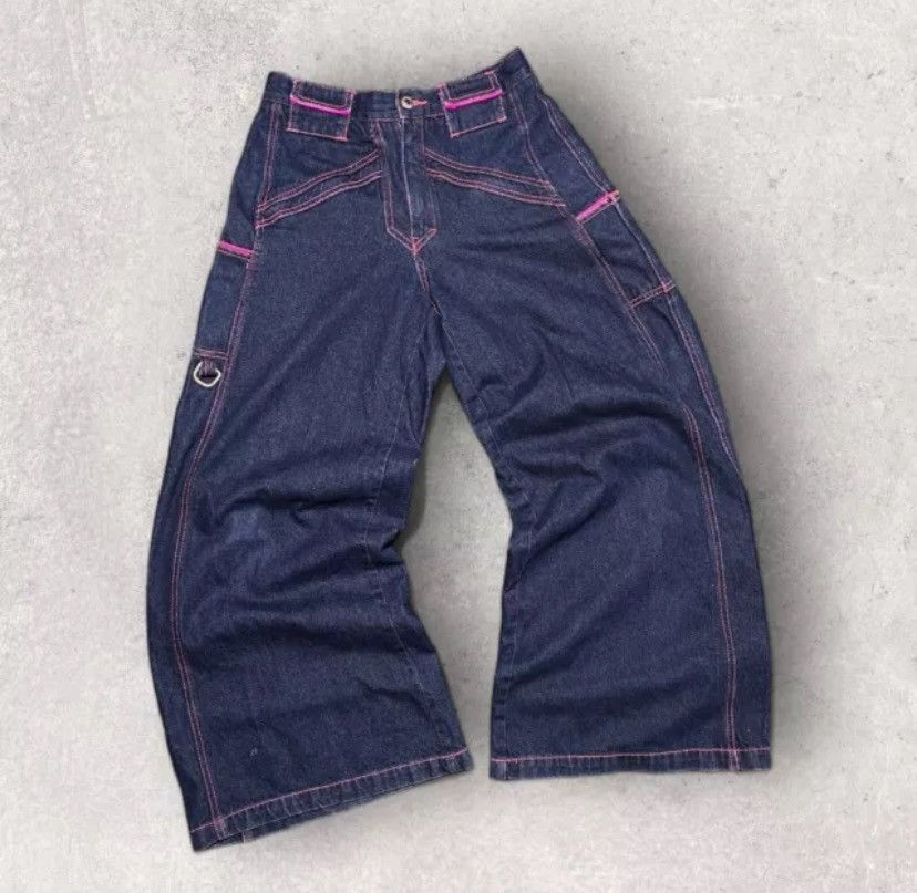 JNCO 90s Kikwear industry wide leg baggy jeans Size 27" / US 4 / IT 40 - 2 Thumbnail