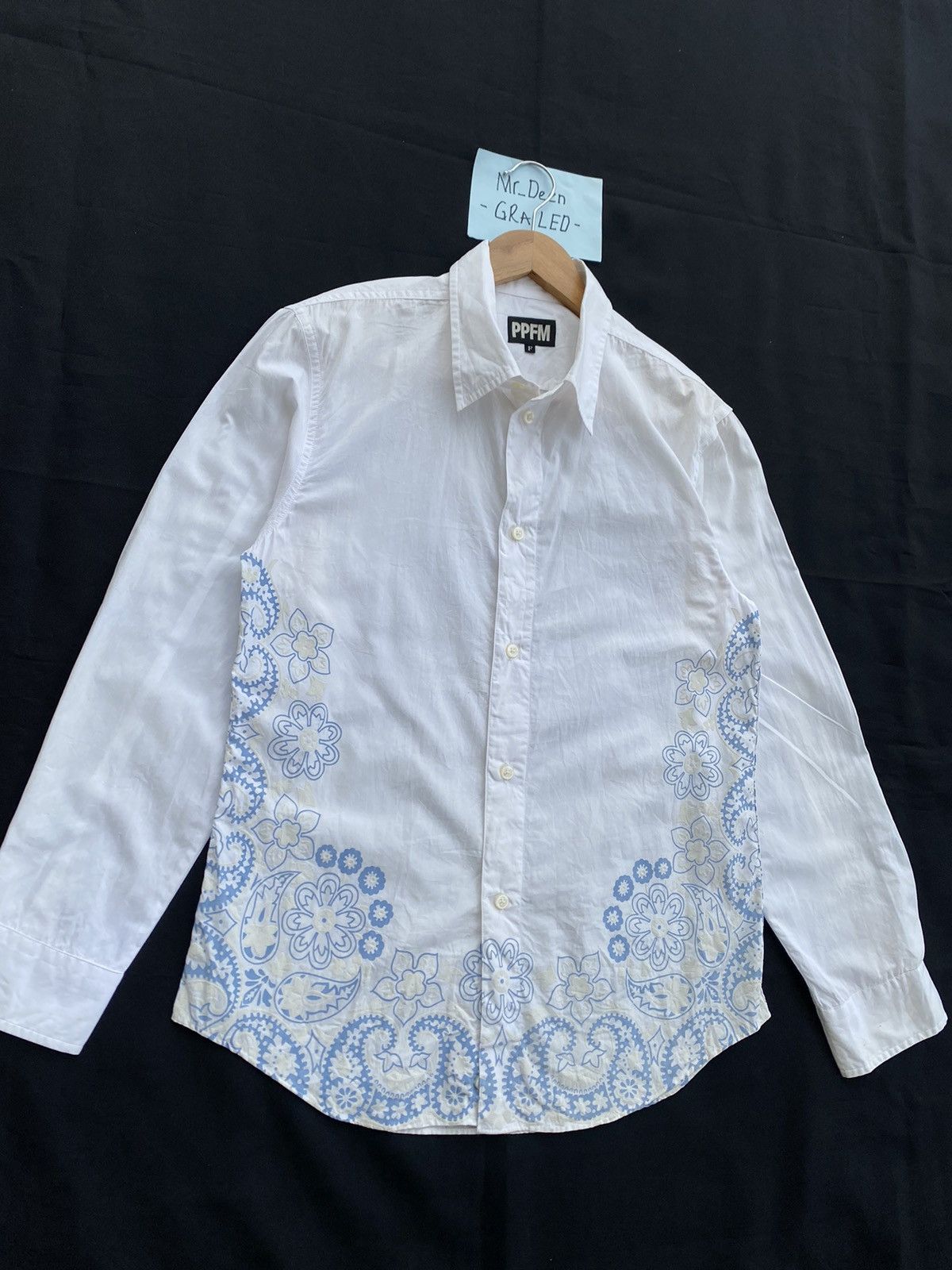 PPFM Rare PPFM White Button Shirt Size US S / EU 44-46 / 1 - 2 Thumbnail