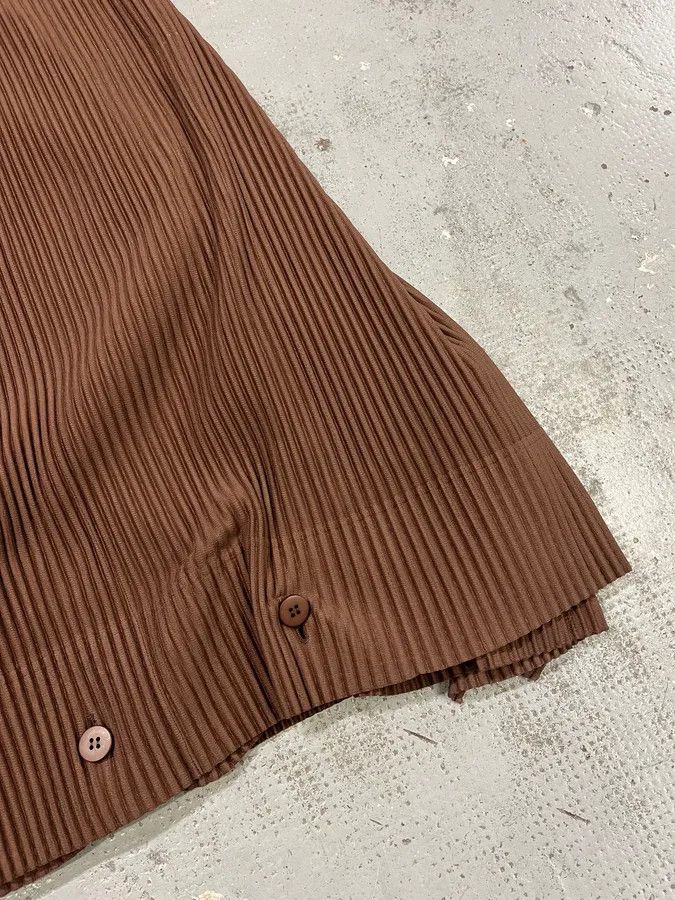 Issey Miyake Issey Miyake Brown Plissed Jacket Size US M / EU 48-50 / 2 - 10 Thumbnail