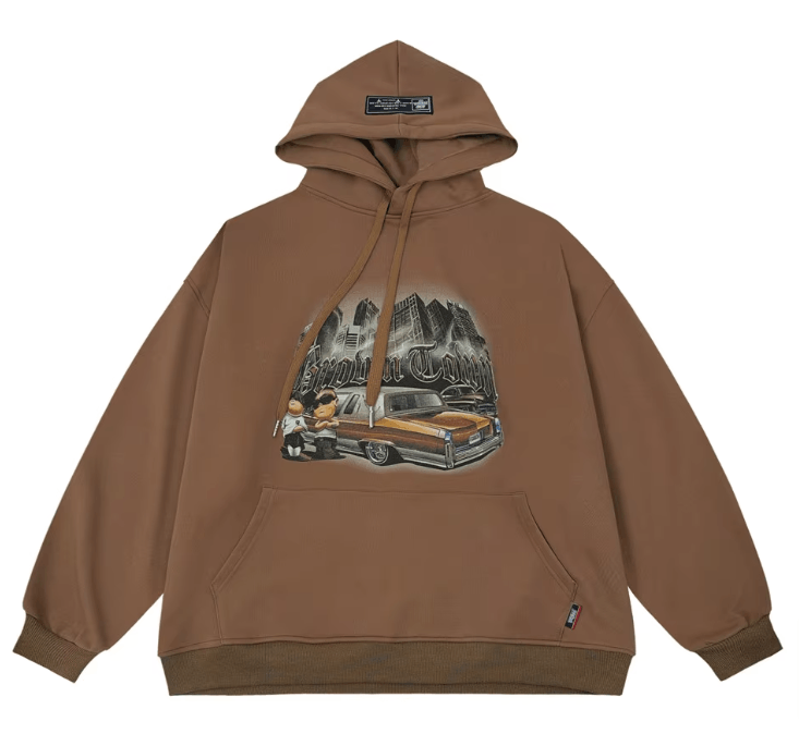 Japanese Brand × Vintage "Thug Car-L" Hoodie Size US L / EU 52-54 / 3 - 1 Thumbnail