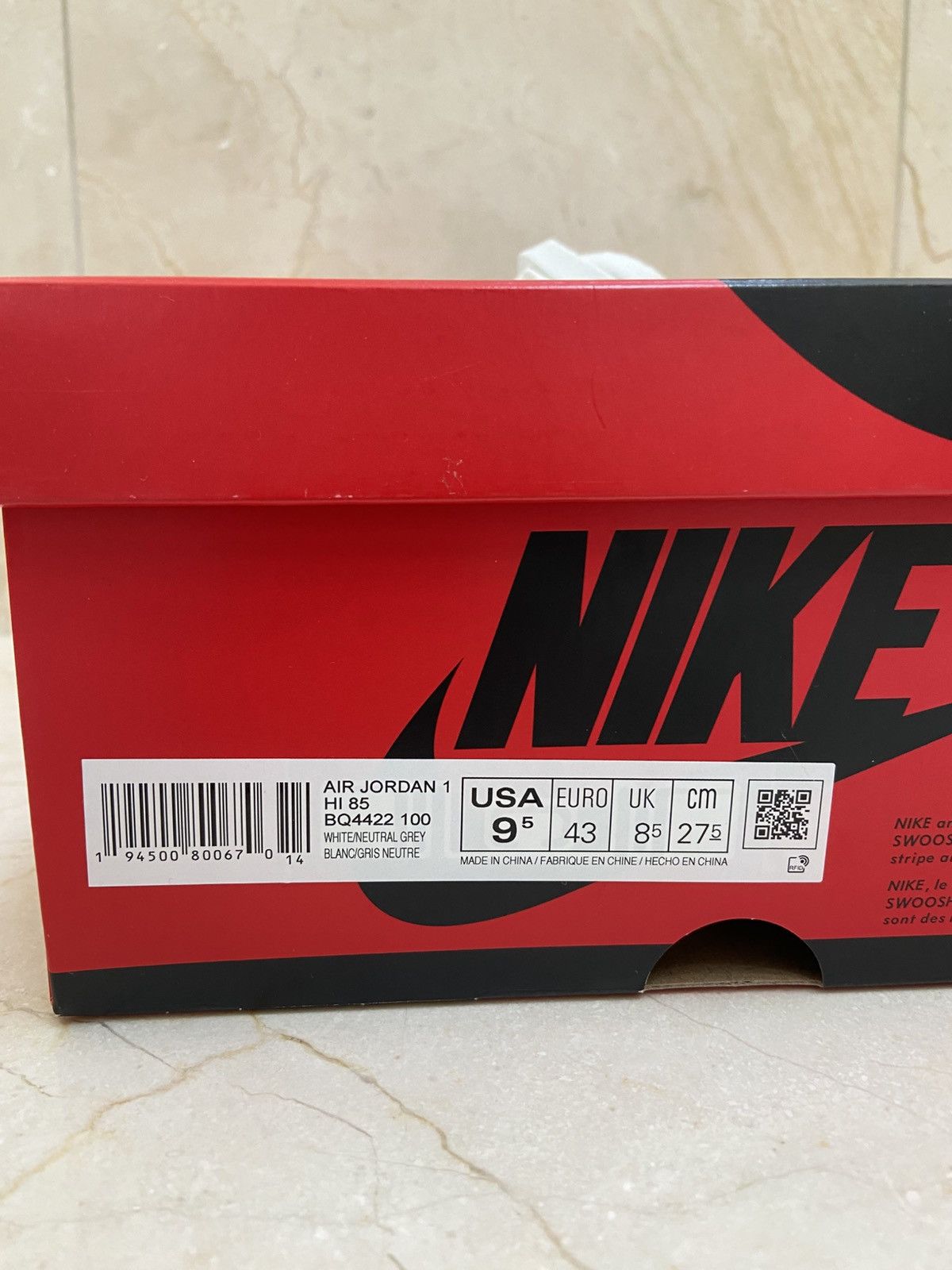 Jordan Brand Jordan 1 Retro High 85 Neutral Grey Coffee Dyed Size US 9.5 / EU 42-43 - 11 Thumbnail