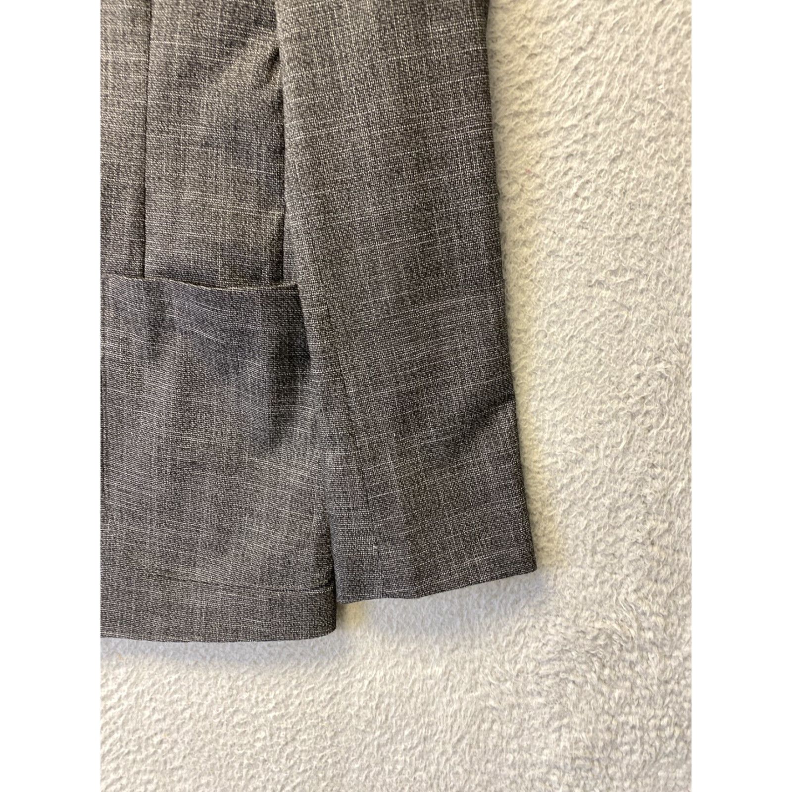 Nordstrom VINTAGE Nordstrom Men’s Blazer Sport Coat Single-Breasted 40R Gray Notch Lapel Lightweight Men's Size 40R - 4 Thumbnail