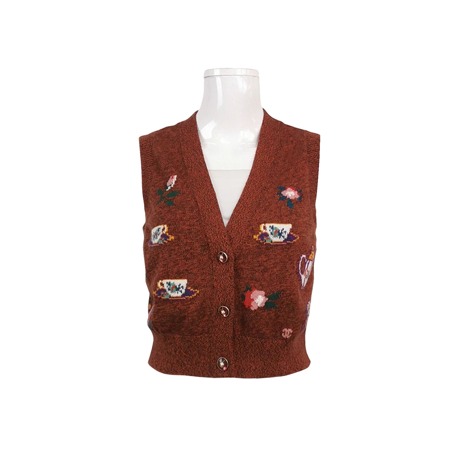 Chanel Chanel Women s Vests Size S / US 4 / IT 40 - 1 Thumbnail
