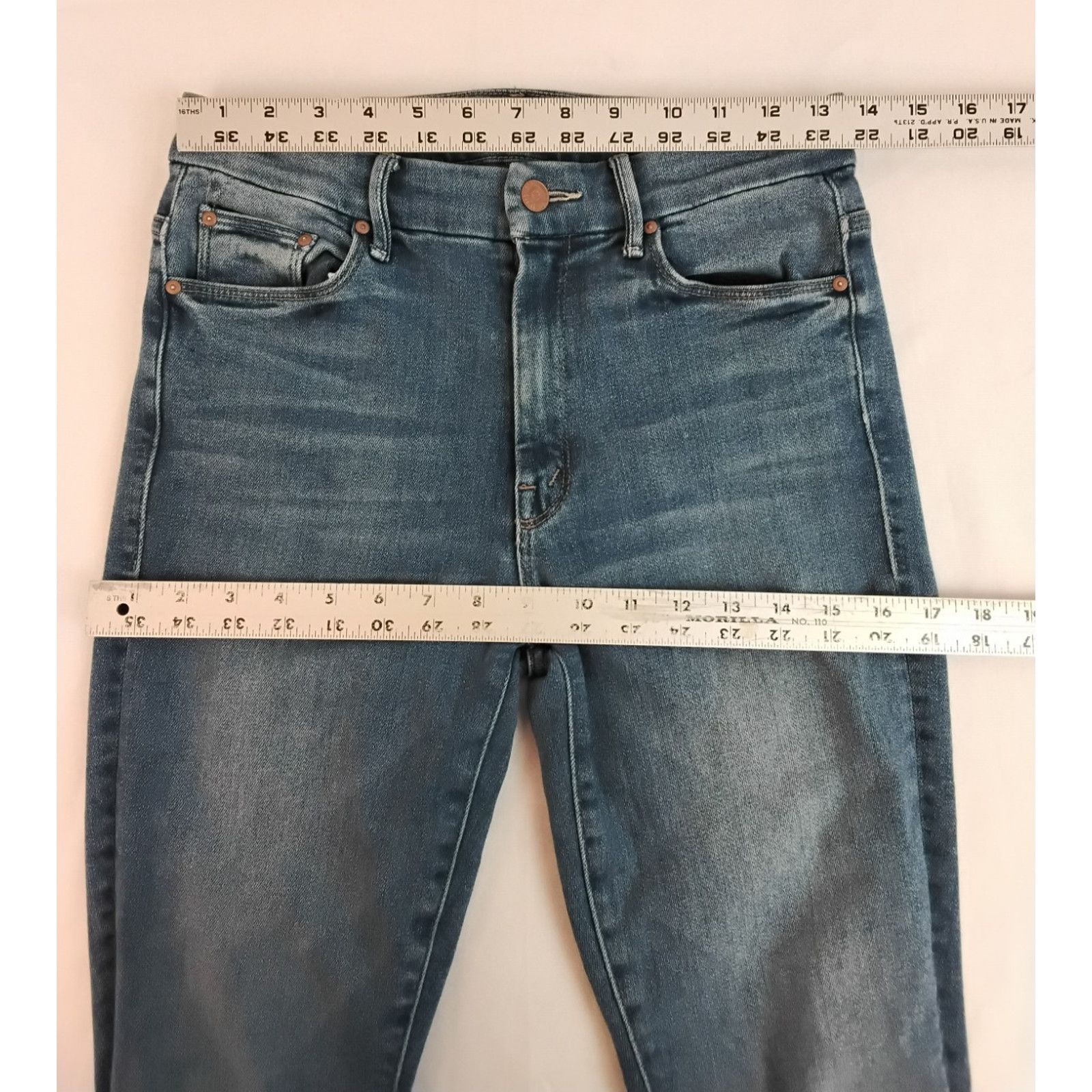 MOTHER Mother Jeans High Waisted Looker Ankle Fray Women's 26 Size 26" / US 2 / IT 38 - 4 Thumbnail