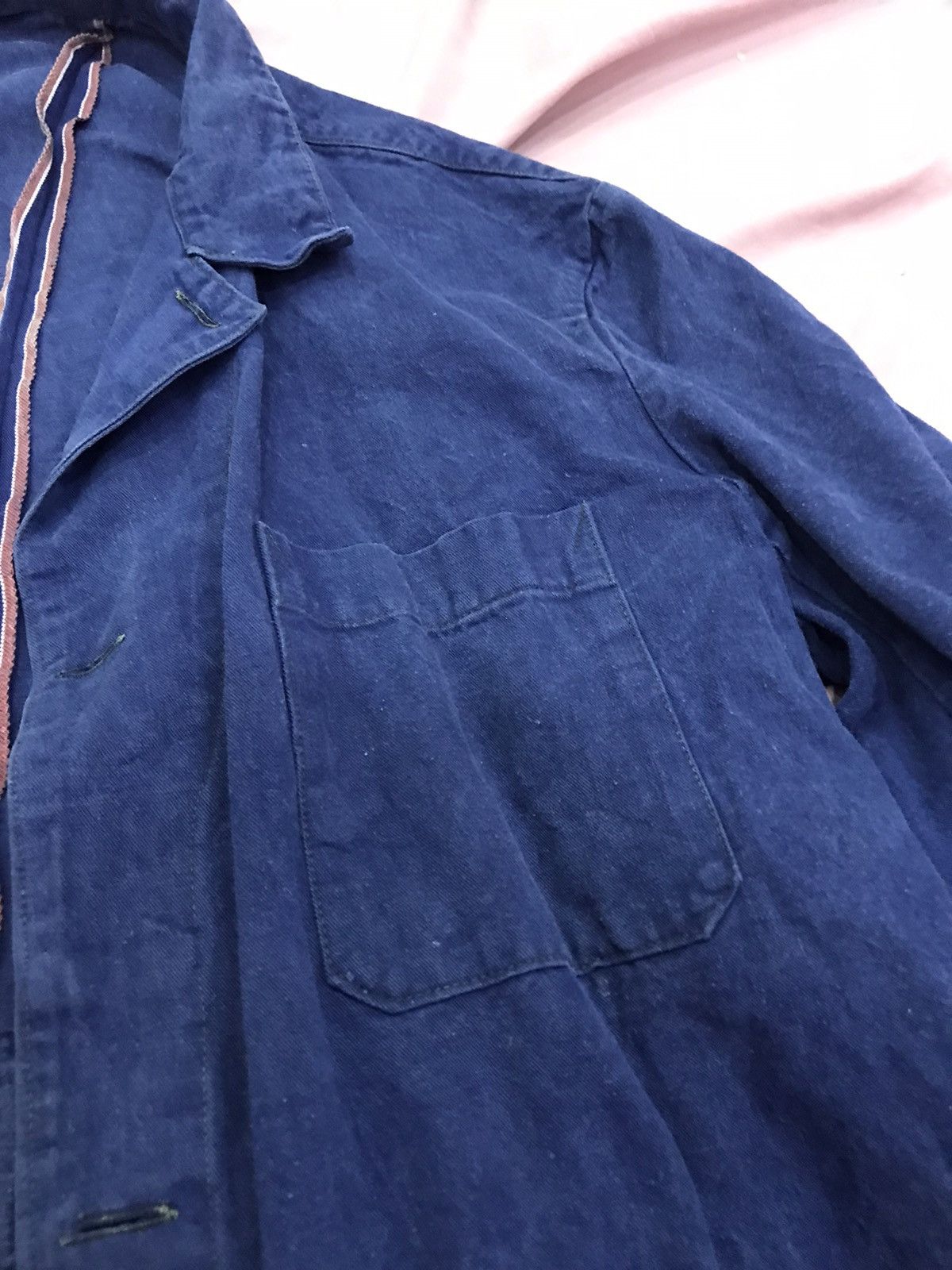 Self Edge SELVEDGE CANVAS CHORE JACKET NAVY BLUE Size US L / EU 52-54 / 3 - 5 Thumbnail