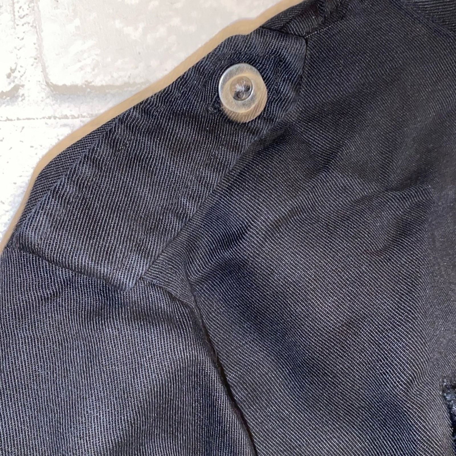 Rails RAILS $189 Nixon Tencel Linen Black Military Style Jacket S Size S / US 4 / IT 40 - 7 Thumbnail