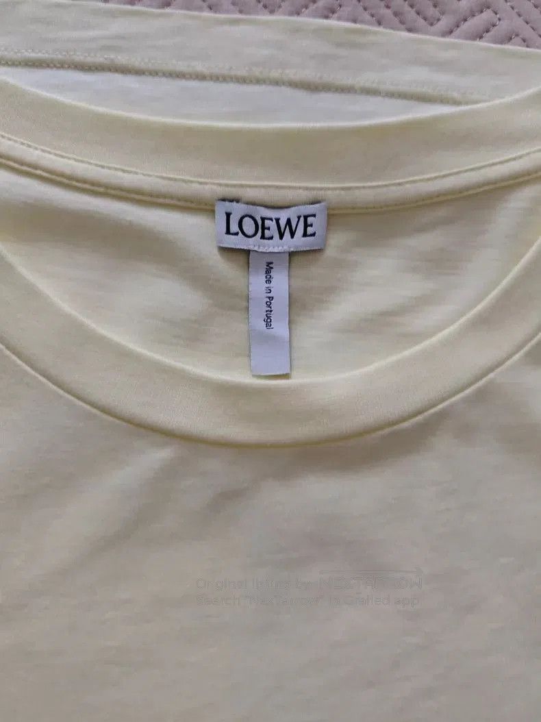 Loewe Loewe Yellow Short Sleeve T. Size US XL / EU 56 / 4 - 2 Thumbnail