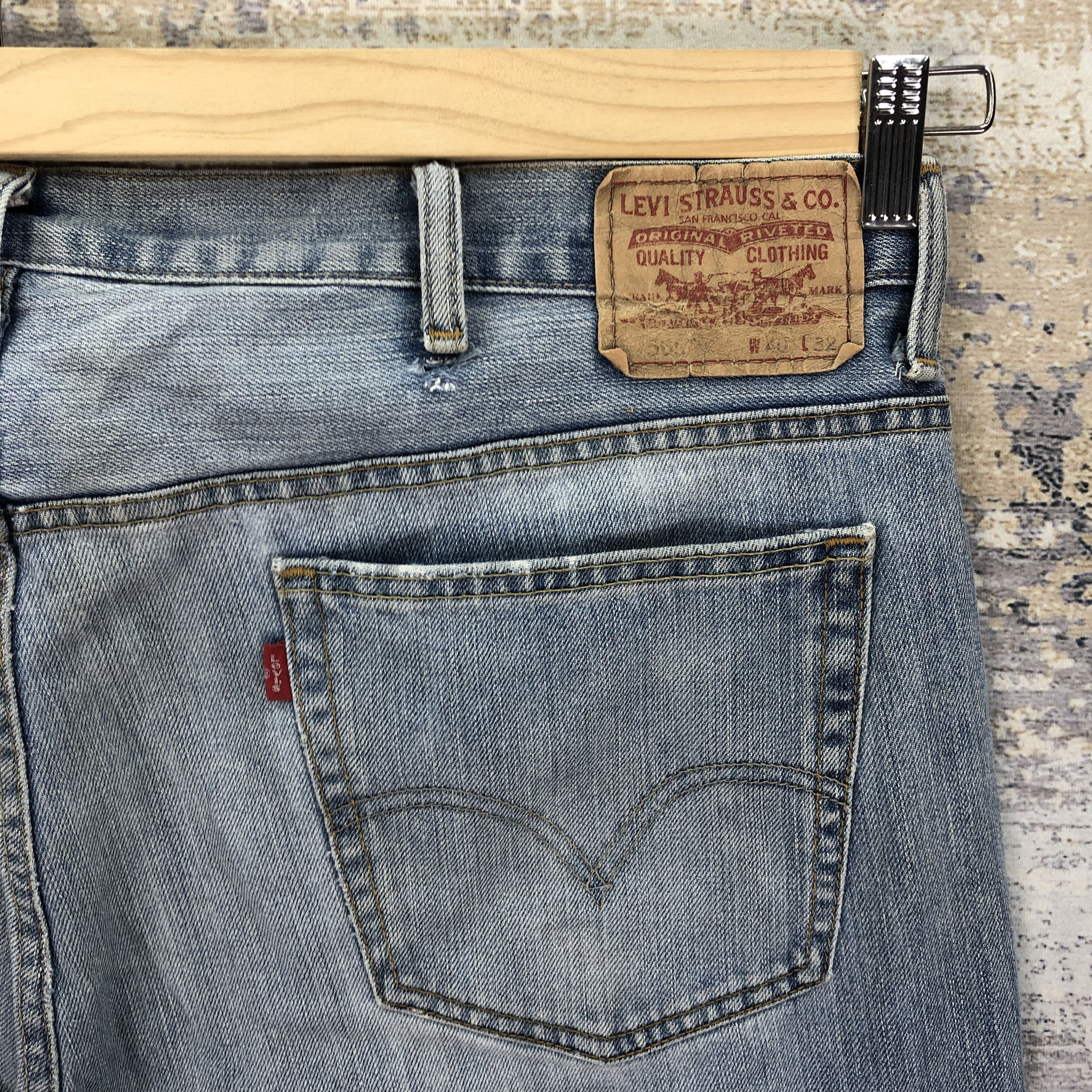Levi's Vintage Levis 569 Faded Baggy Jeans Light Wash Levi's Denim Size US 42 / EU 58 - 5 Thumbnail