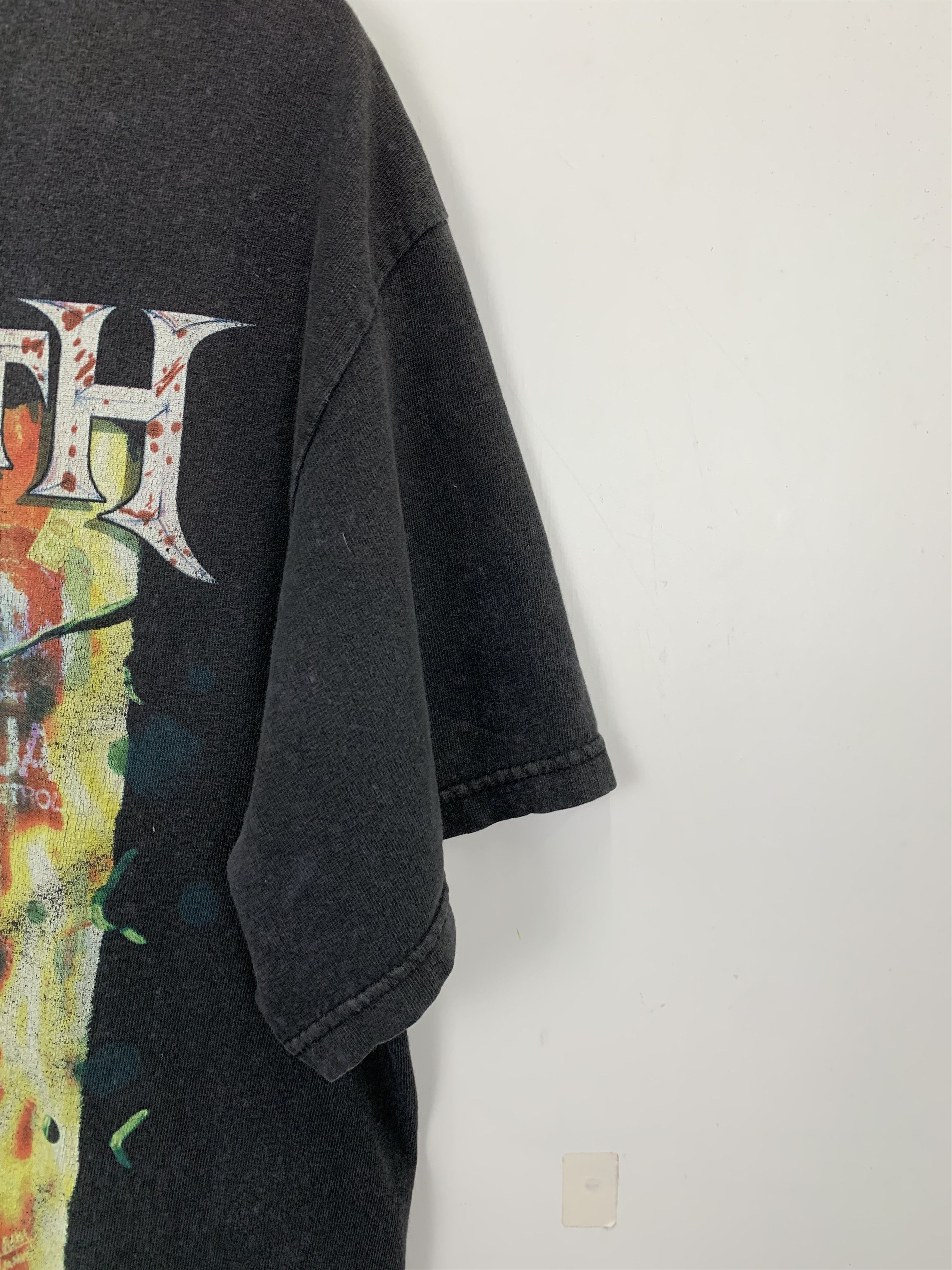 Band Tees × Megadeth × Vintage Vintage 90s Sun Faded Megadeth Band T Shirt TA0196 Size US L / EU 52-54 / 3 - 6 Thumbnail