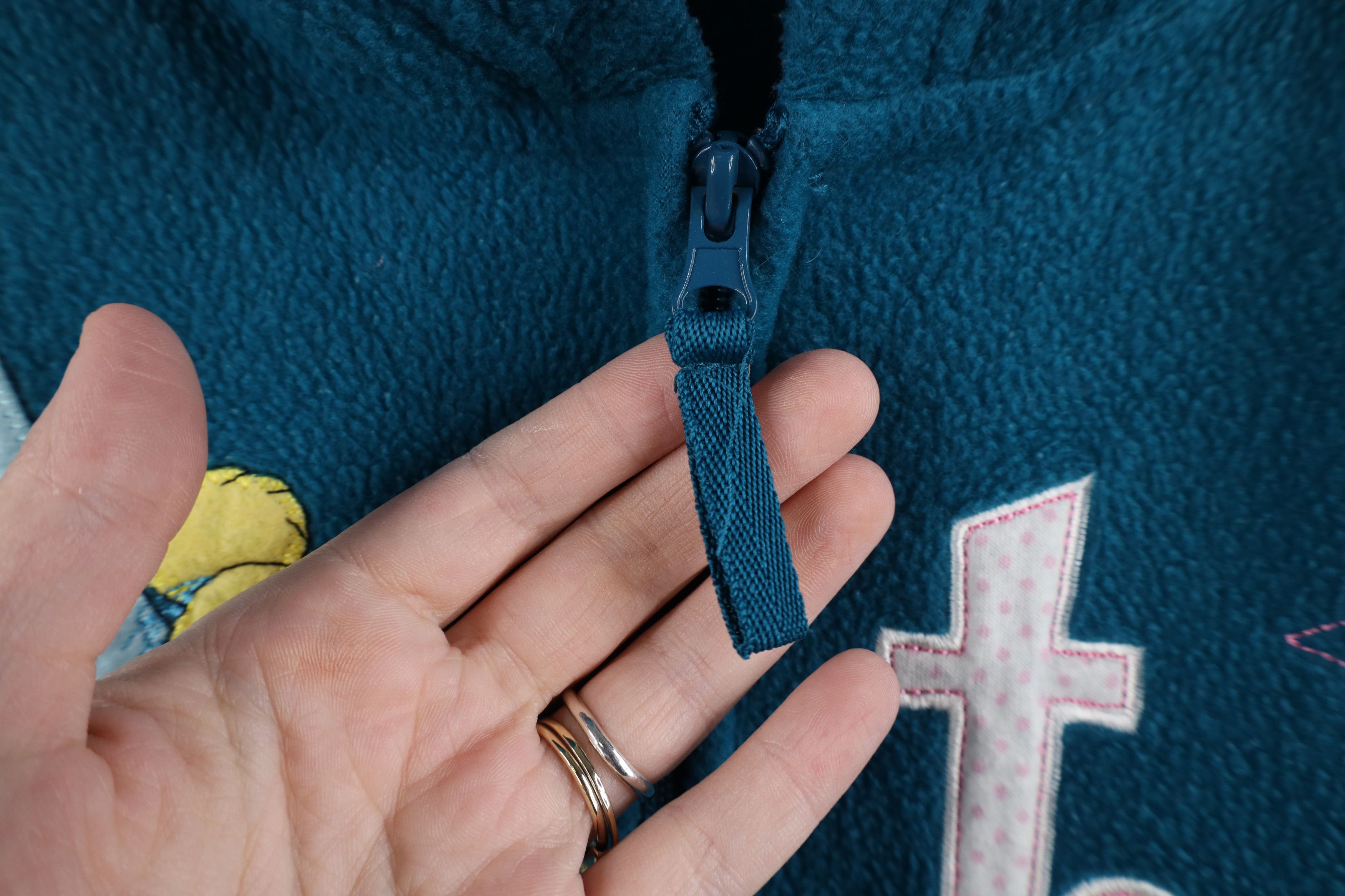 Disney × Vintage Vintage Disney Peter Pan Tinker Bell Full Zip Fleece Hoodie Size L / US 10 / IT 46 - 5 Thumbnail