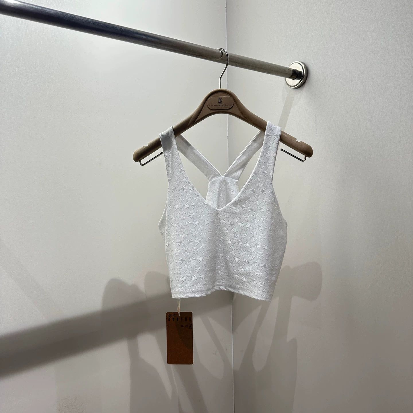 Chrome Hearts ChromeHearts apr65 All-Over Subtle Cross Tank Top S Size S / US 4 / IT 40 - 1 Thumbnail