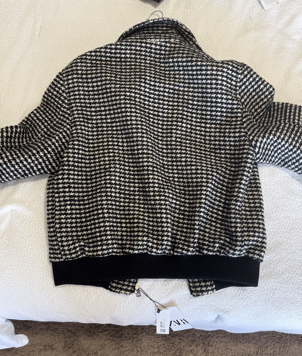 Zara Zara Houndstooth Jacket Size US L / EU 52-54 / 3 - 3 Thumbnail