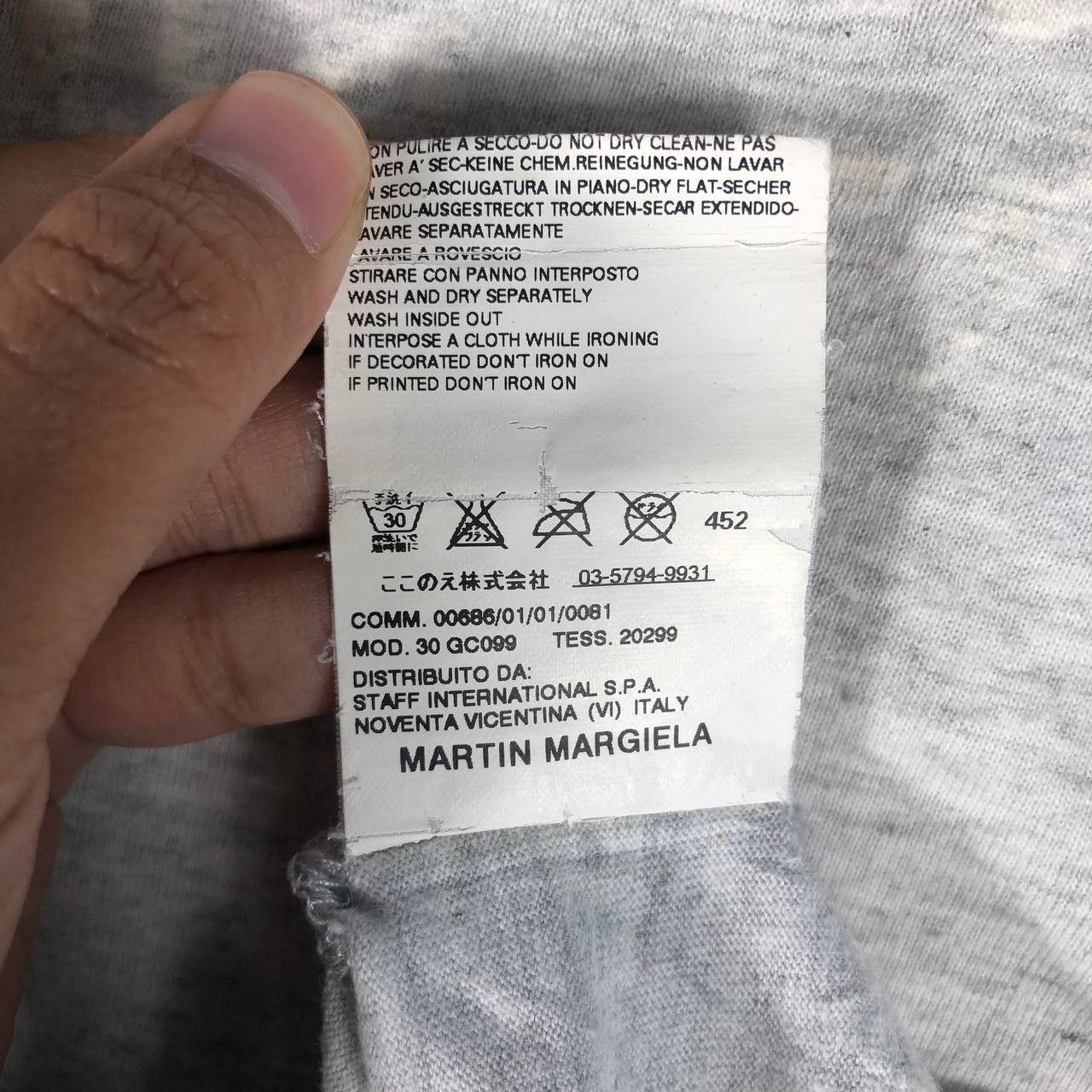Maison Margiela Maison Martin Margiela Aid Grey T-shirt Size M / US 6-8 / IT 42-44 - 7 Thumbnail