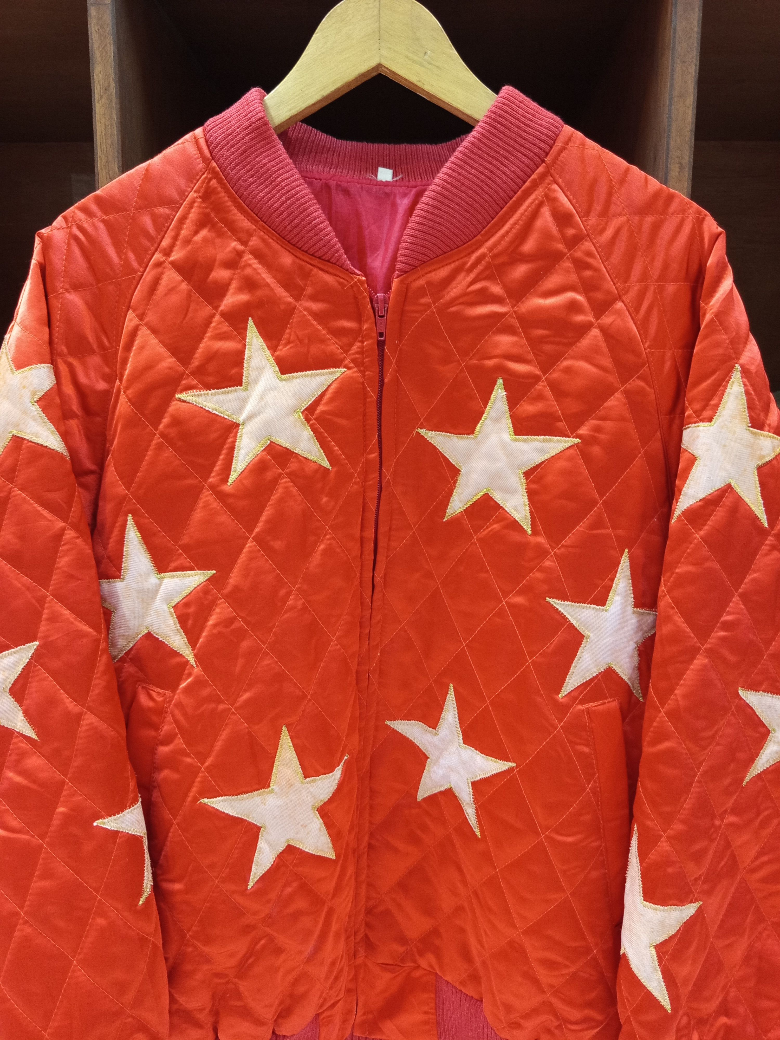 Vintage 1960s Quilted Star Bomber Jacket Size US L / EU 52-54 / 3 - 5 Thumbnail