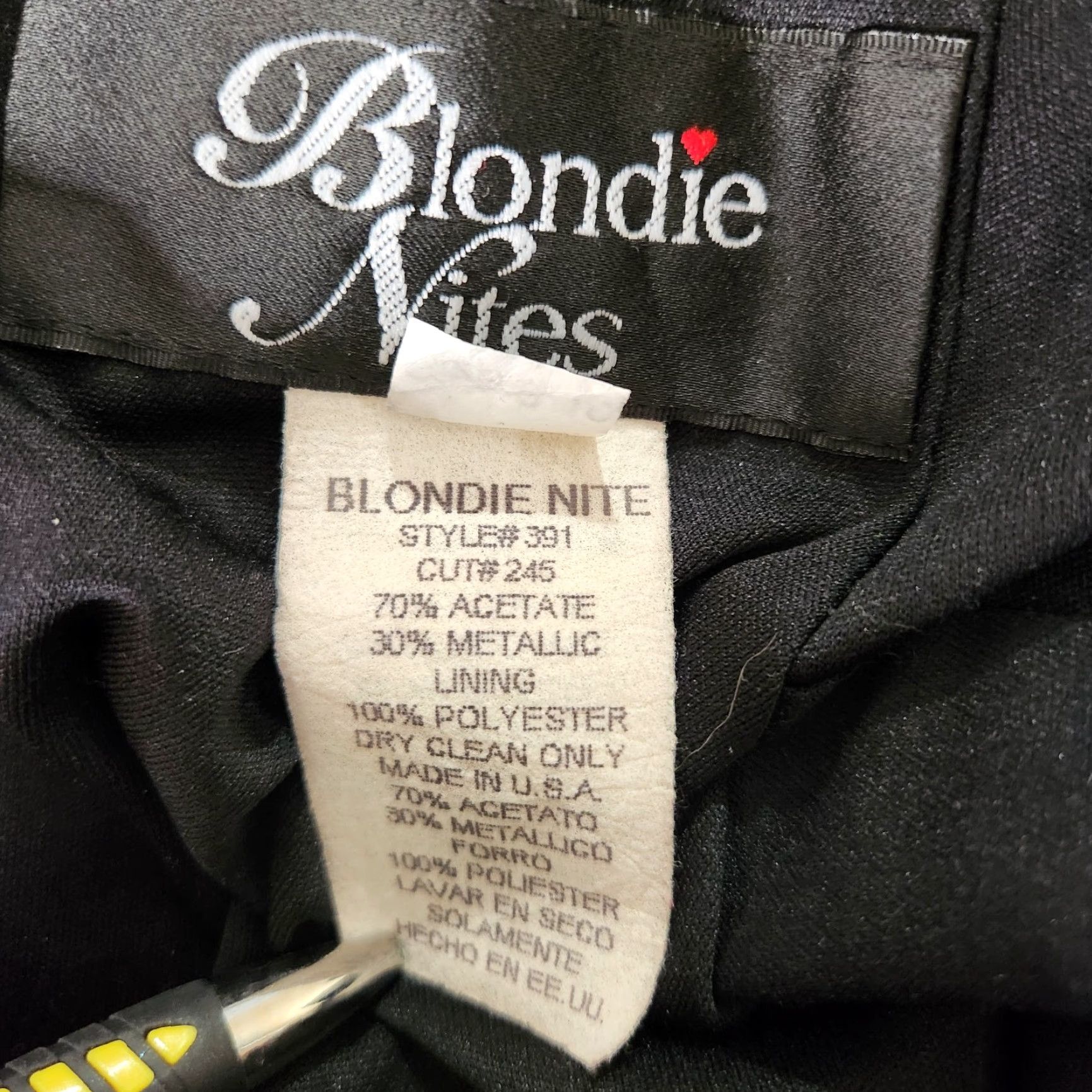 Vintage VINTAGE Blondie Nites Wmns VTG 90s Y2K Shimmer Beaded Empire Waist Maxi Dress-Size 10/9-10? Size L / US 10 / IT 46 - 7 Thumbnail