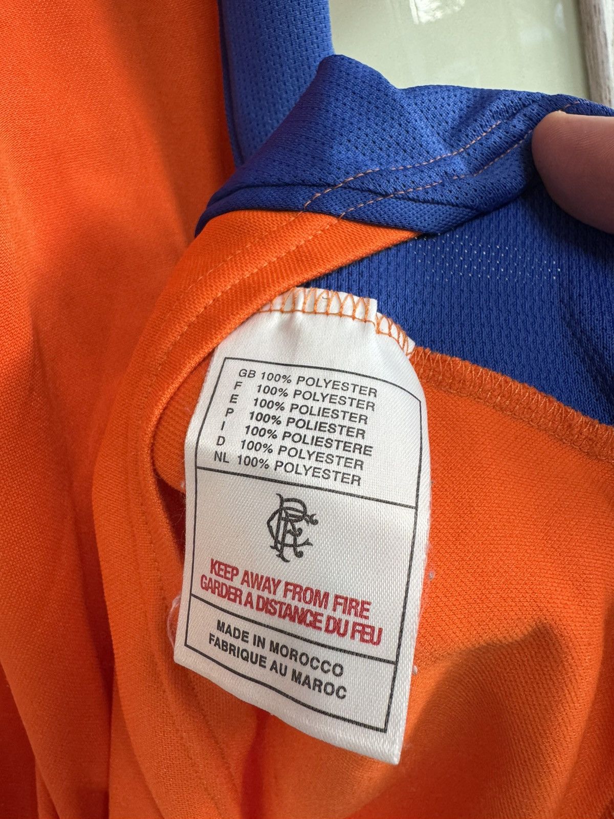 Diadora Vintage Rangers Glasgow 2002-2003 Away Soccer Jersey Kit Size US XXL / EU 58 / 5 - 11 Thumbnail