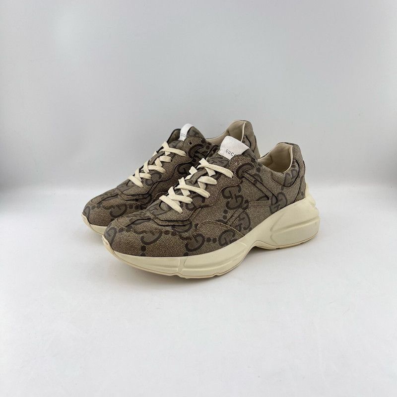 Gucci Gucci Rhyton Retro Low Top Sneakers for Men - Size US 8 / EU 41 - 1 Thumbnail