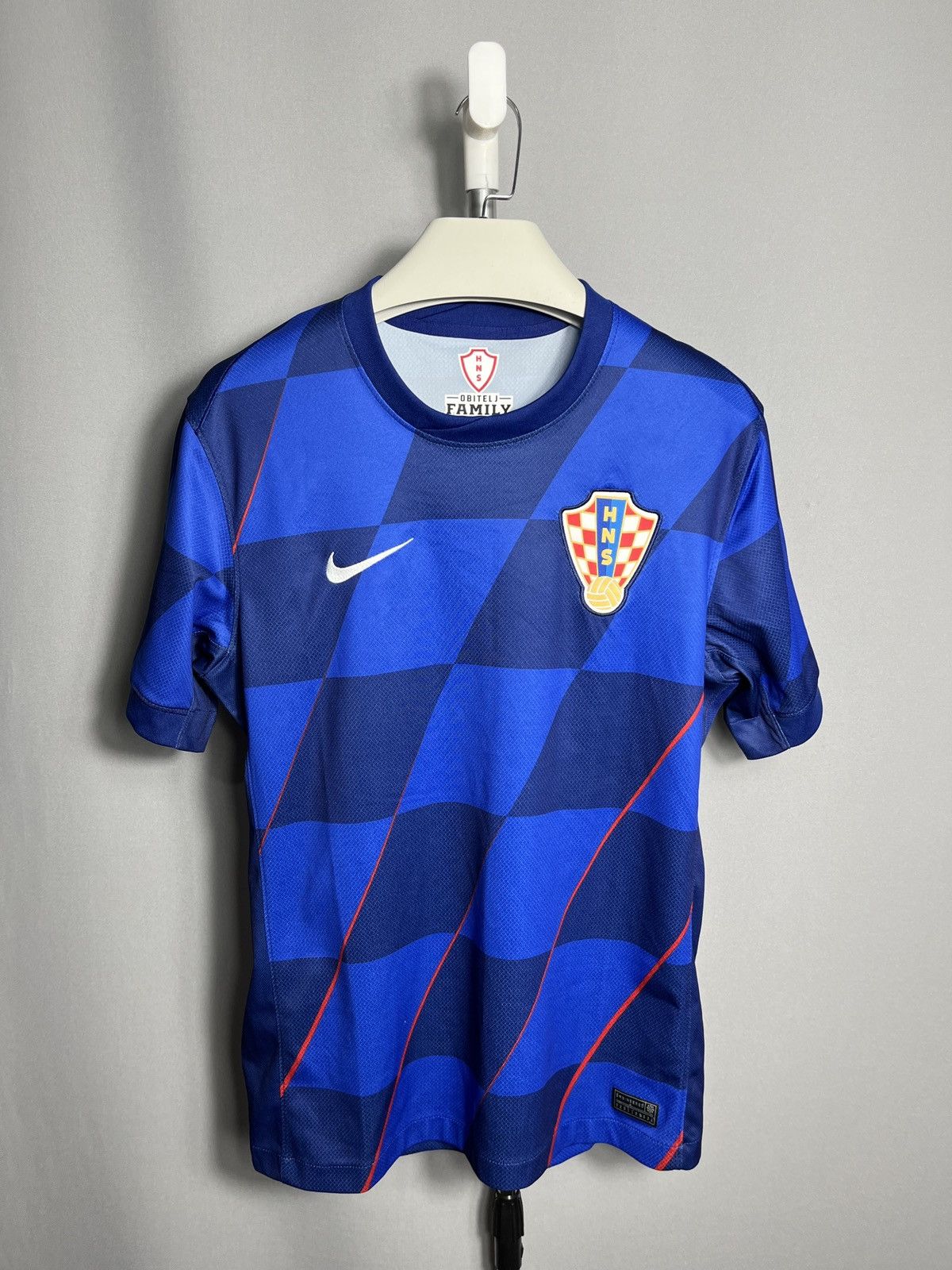 Nike Nike Croatia 2024 2025 Away blue soccer jersey short sleeve Size US M / EU 48-50 / 2 - 1 Thumbnail