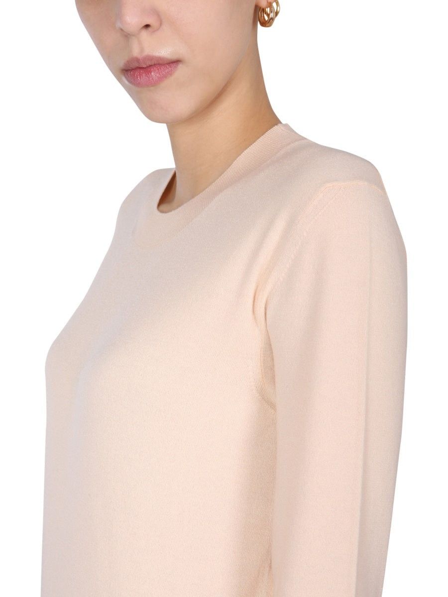 Bottega Veneta o1y0725 Cashmere Blend Sweater in Light Pink Size M / US 6-8 / IT 42-44 - 2 Thumbnail