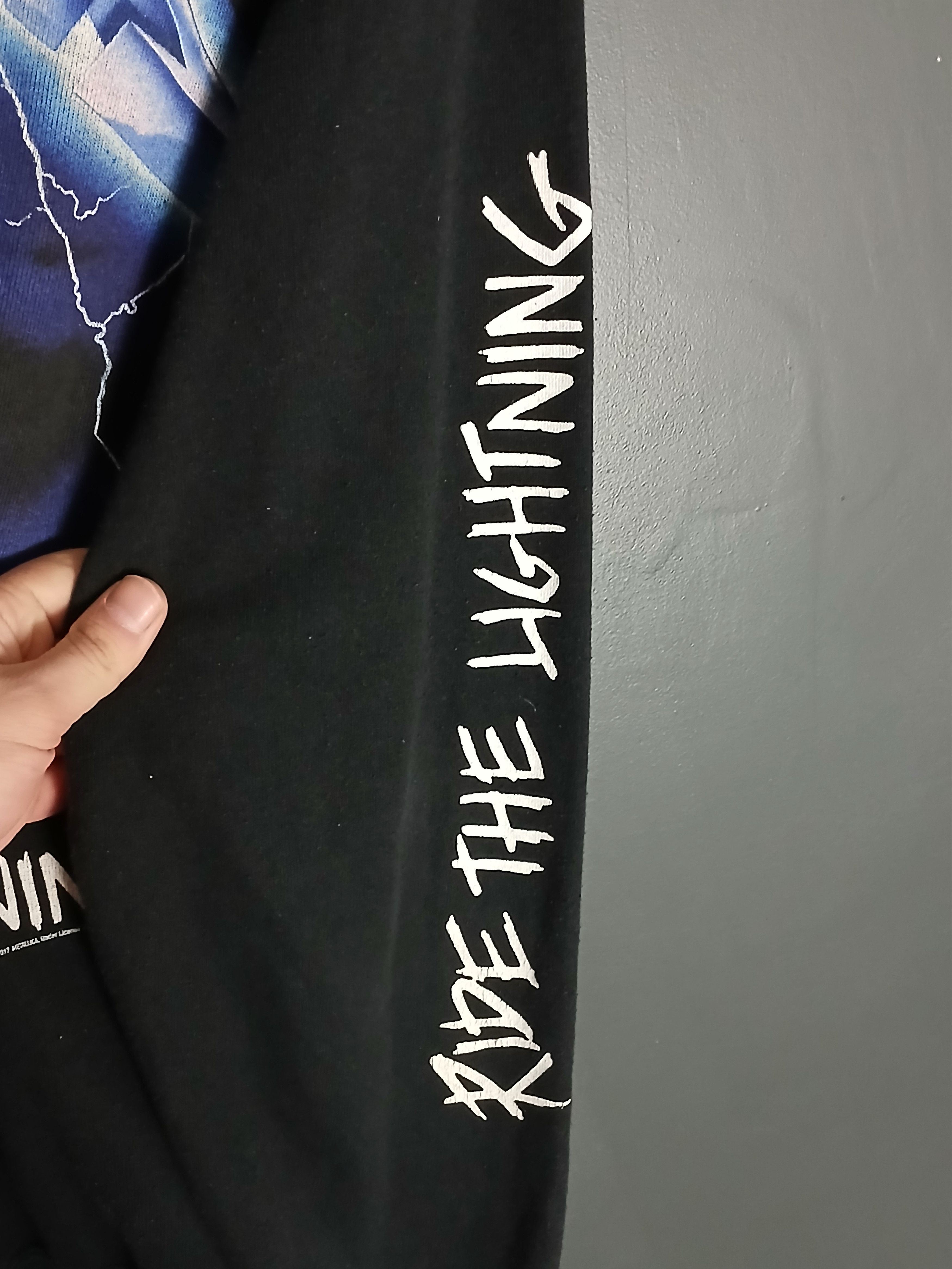 Band Tees Metallica Ride The Lightning Hoodie Size US L / EU 52-54 / 3 - 5 Thumbnail
