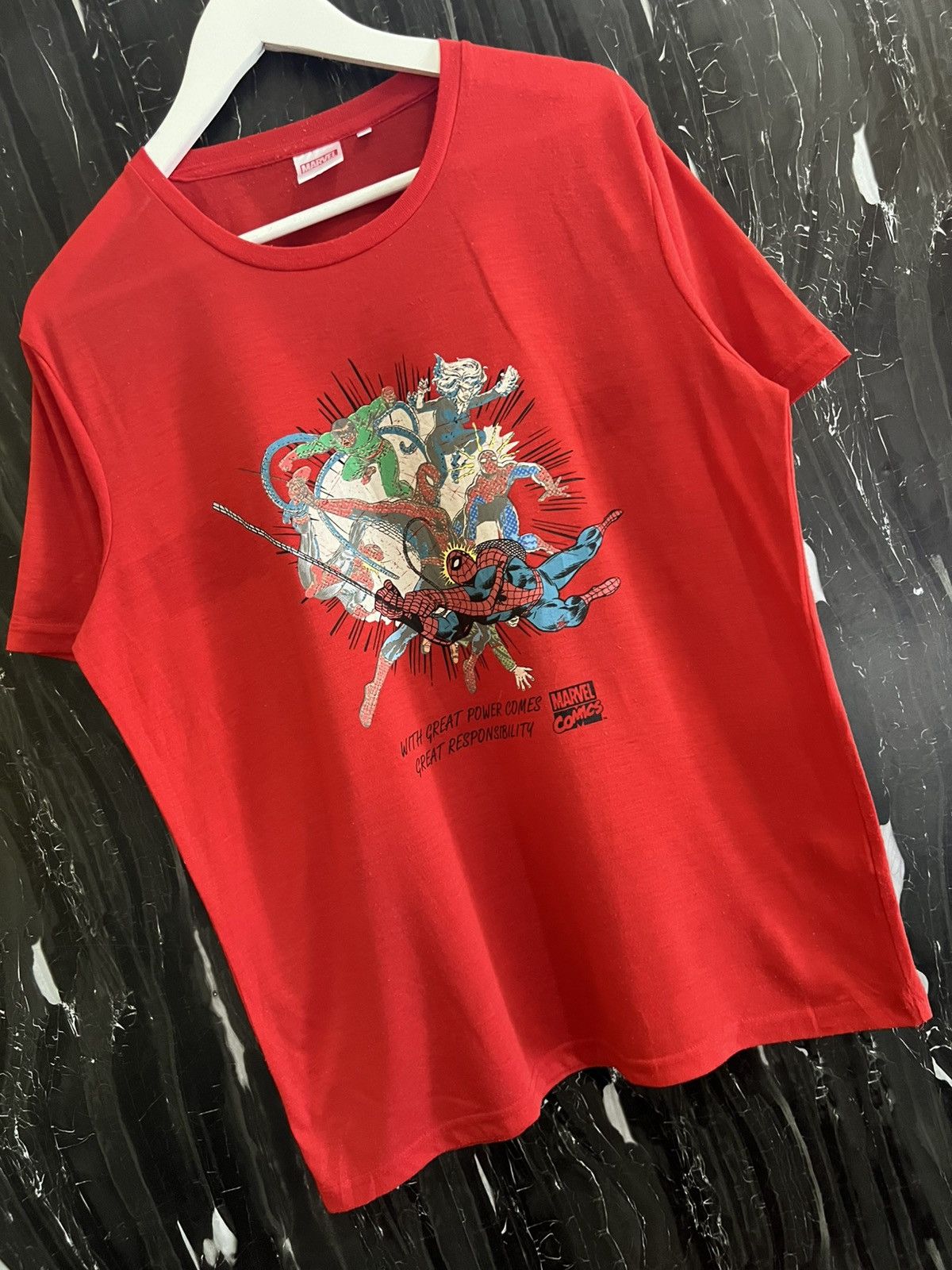 Marvel Comics Marvel T-Shirt – Classic Superhero Graphic Size US XL / EU 56 / 4 - 3 Thumbnail