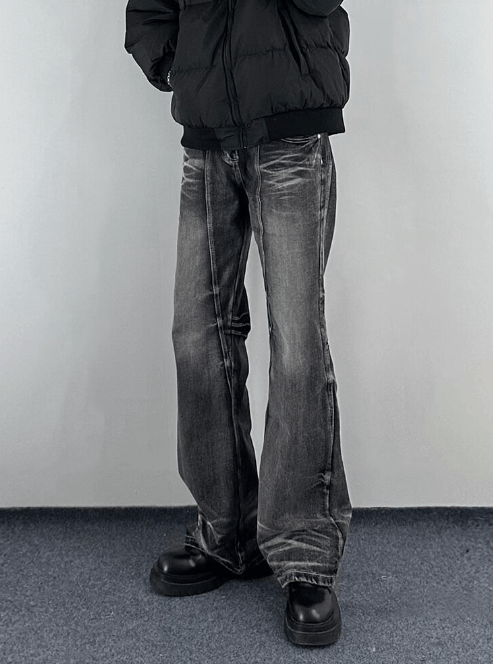 Japanese Brand American retro high street washed distressed jeans for men Size US 32 / EU 48 - 1 Thumbnail