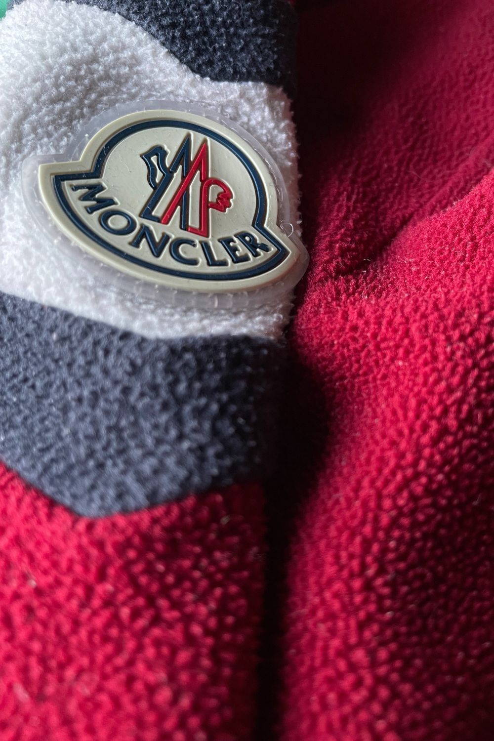 Moncler × Vintage Moncler Vintage Fleece Jacket Zip Red Size XL Size US XL / EU 56 / 4 - 6 Thumbnail