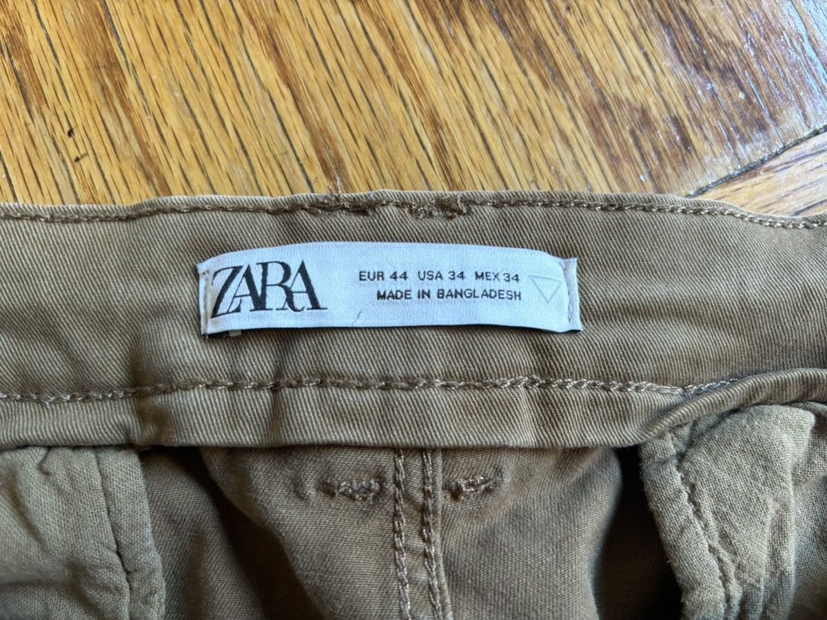 Zara Brown Cargo Pants Size US 34 / EU 50 - 3 Thumbnail