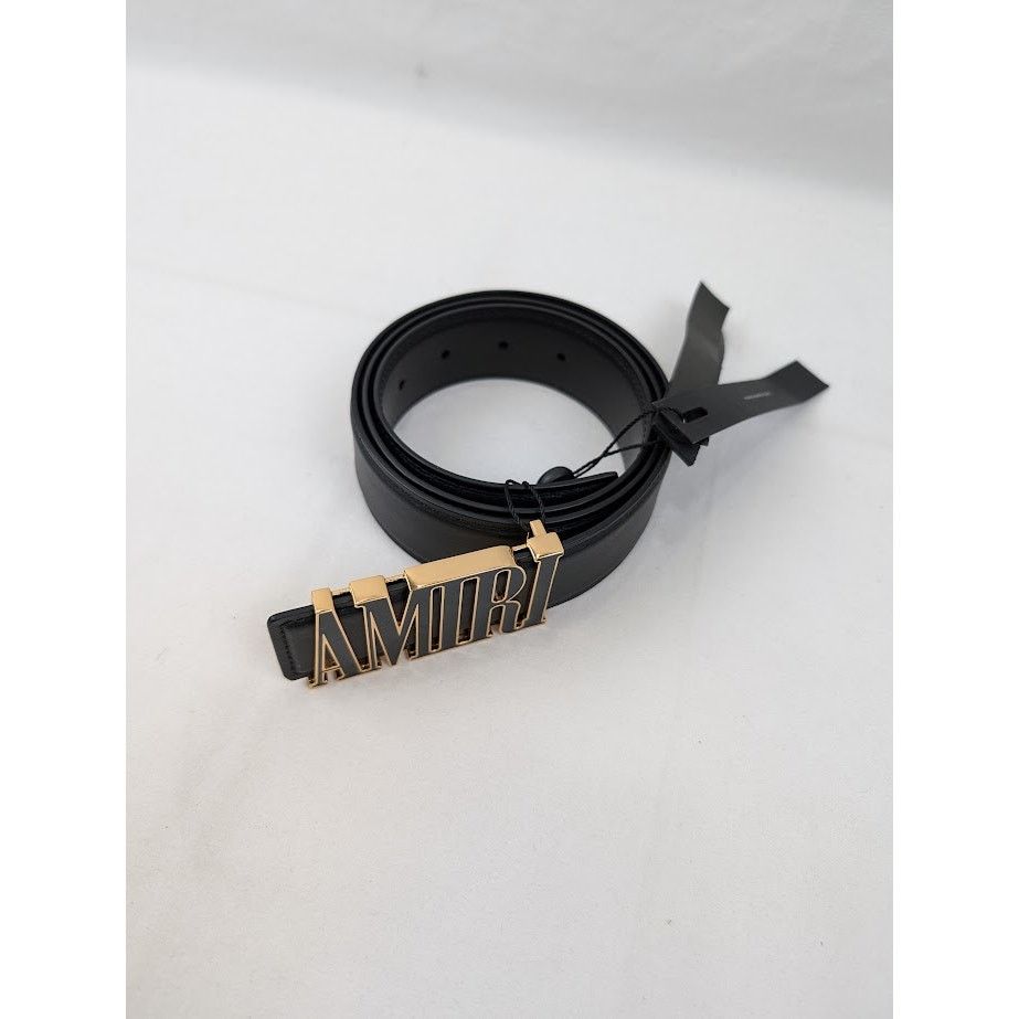 Amiri o1rshd1 Size: 85 CM / Nappa Amiri 4cm Belt in Black Size 34 - 2 Thumbnail