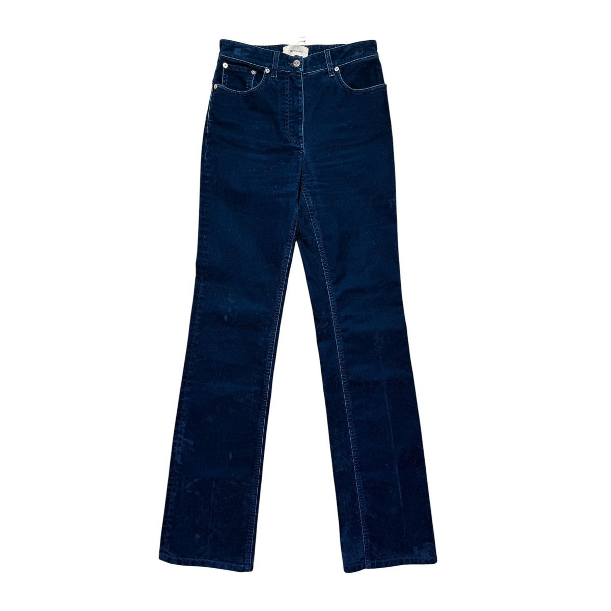 Salvatore Ferragamo Velvet flocked pant Size US 28 / EU 44 - 1 Thumbnail