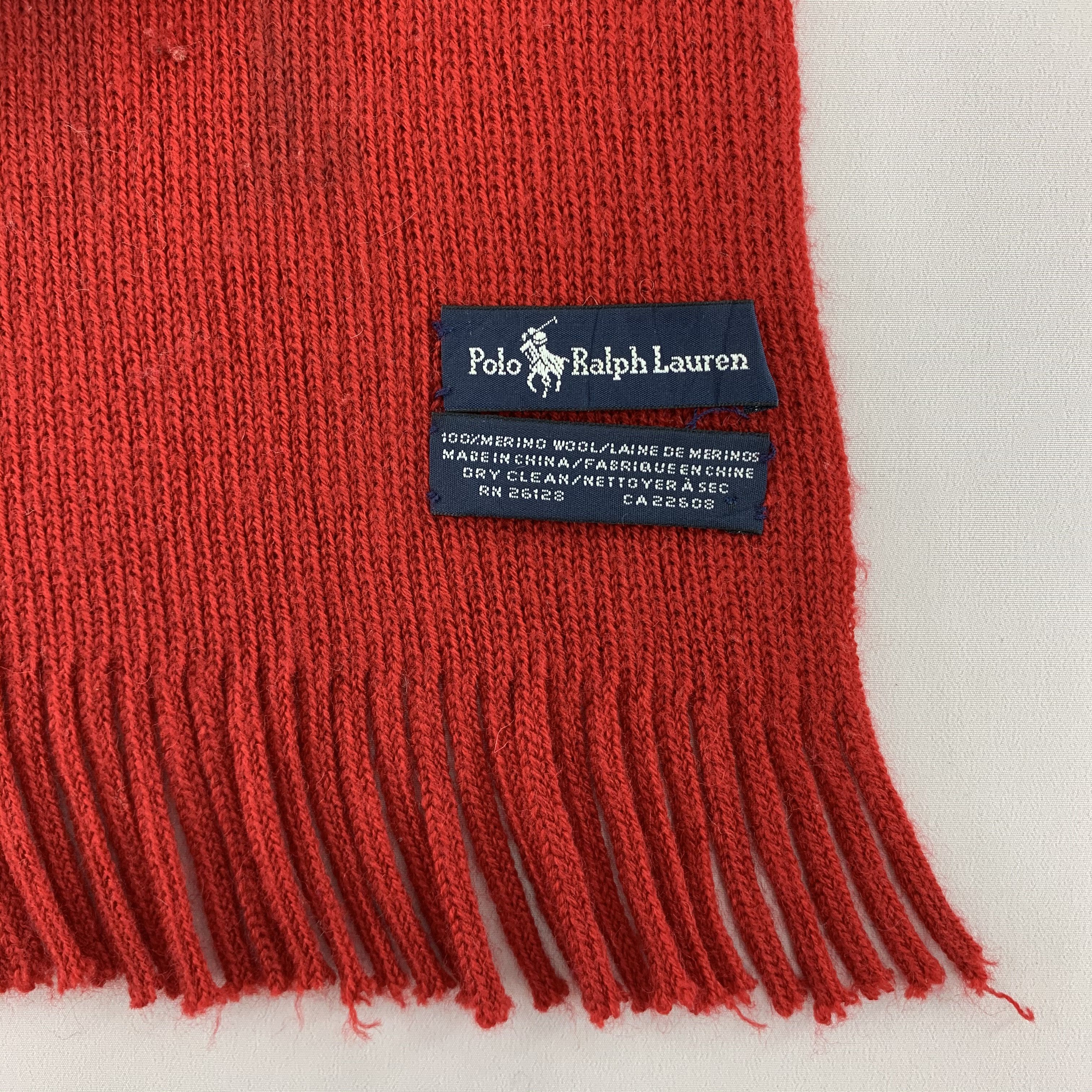 Polo Ralph Lauren Polo Ralph Lauren Scarf Wool Muffler Neck Wrap BL4404 Size ONE SIZE - 5 Thumbnail
