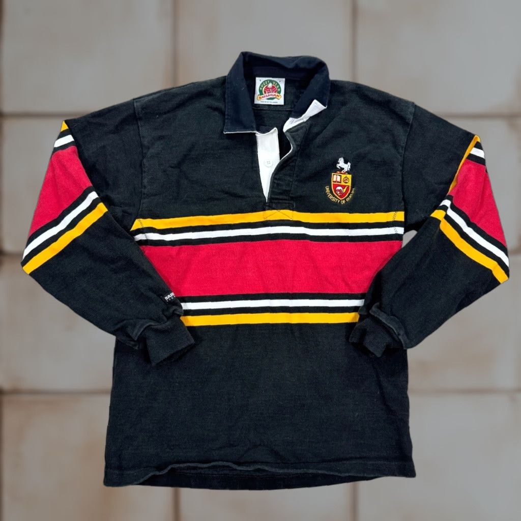 Barbarian Barbarian Shirt Men’s Small Black Rugby Red Striped University of Guelph Canada Shirt Size US S / EU 44-46 / 1 - 1 Thumbnail