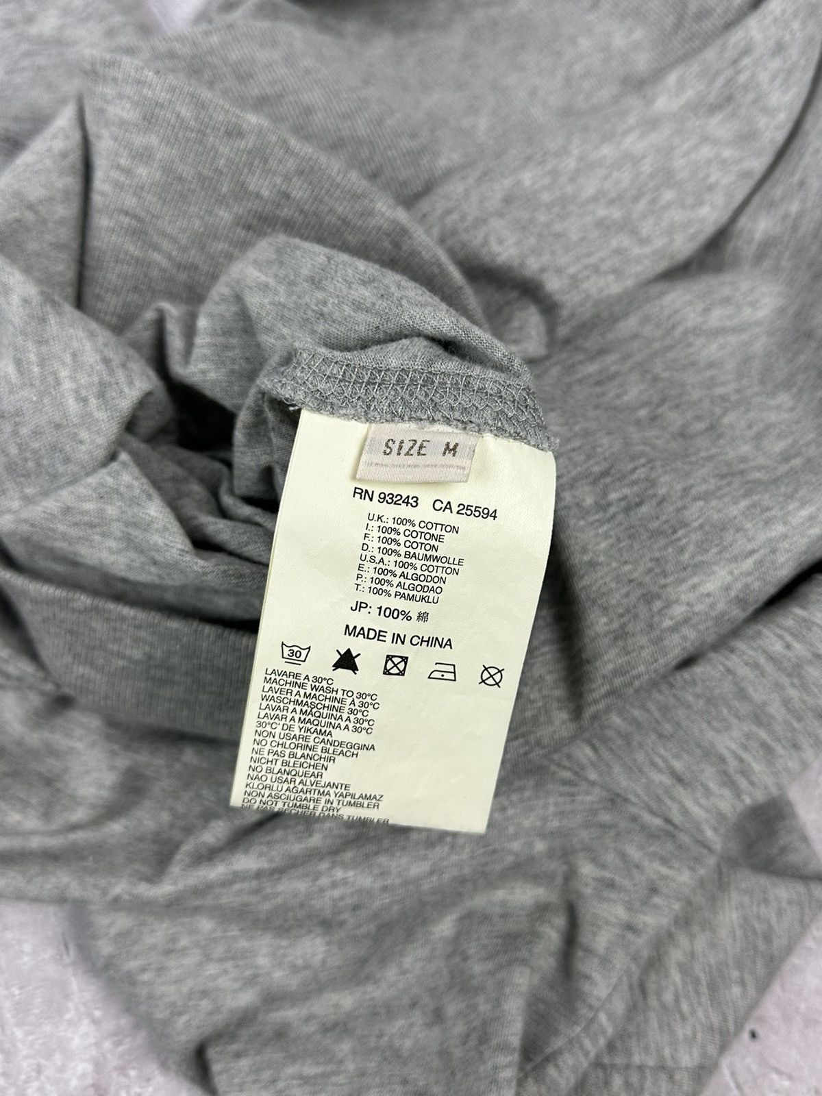 Diesel Vintage Diesel Long Sleeve Grey Light Men’s Cotton Hoodie Size US M / EU 48-50 / 2 - 13 Thumbnail