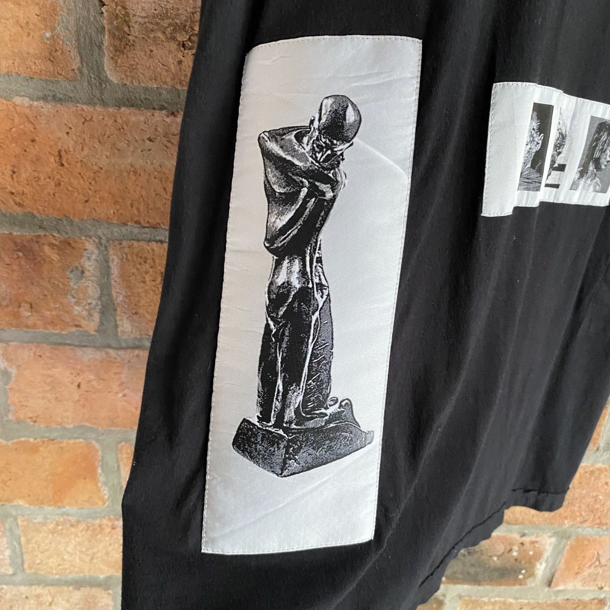 Rick Owens Drkshdw Rick Owens DRKSHDW Patch Level Tee SS2017 Size US S / EU 44-46 / 1 - 4 Thumbnail