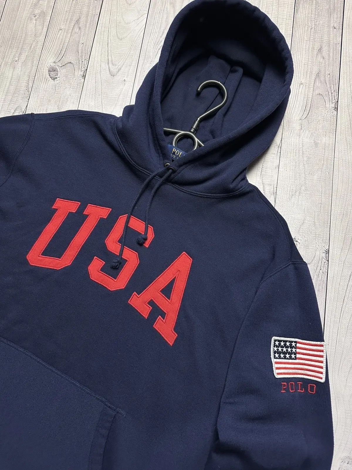 Polo Ralph Lauren Vintage polo Ralph Lauren Hoodie USA big logo size M Size US M / EU 48-50 / 2 - 3 Thumbnail