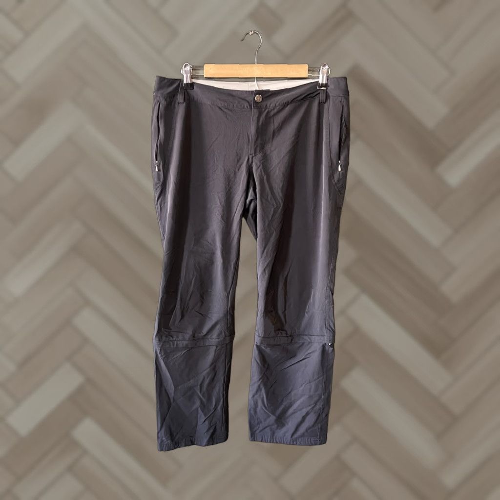 Vintage REI Womens Black Outdoor Hiking Nylon Pants Size 12 Petite Size 34" / US 12 / IT 48 - 1 Thumbnail