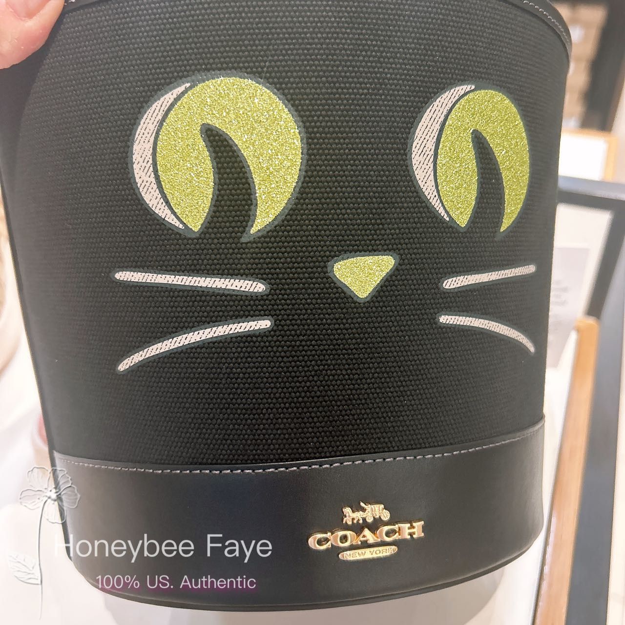Coach Trick Or Treat Bucket With Halloween Cat CW532 Size ONE SIZE - 2 Preview