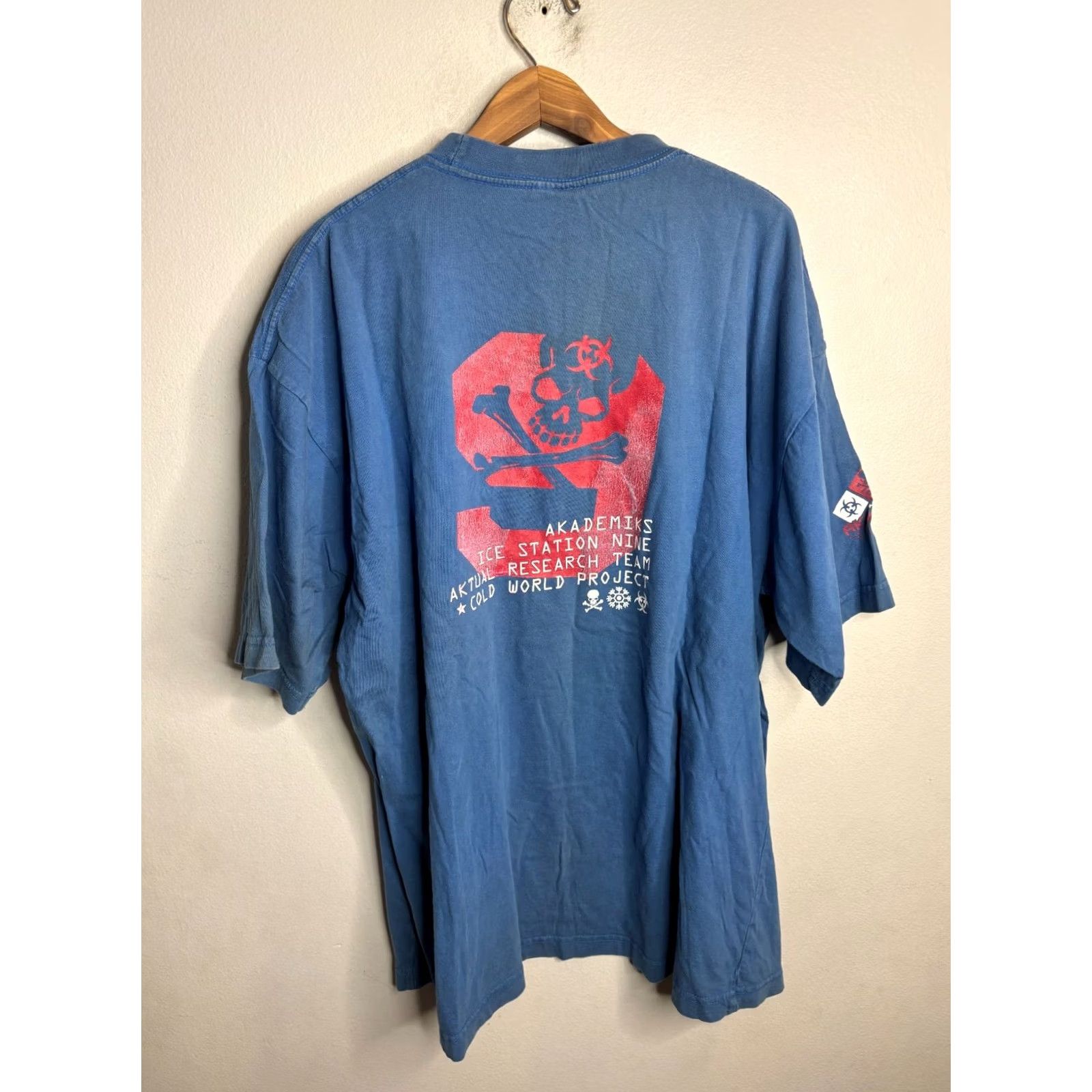 Akademiks VINTAGE Y2K Akademiks Crew Neck T-Shirt Mens Size 2XL Blue Size US XXL / EU 58 / 5 - 5 Thumbnail