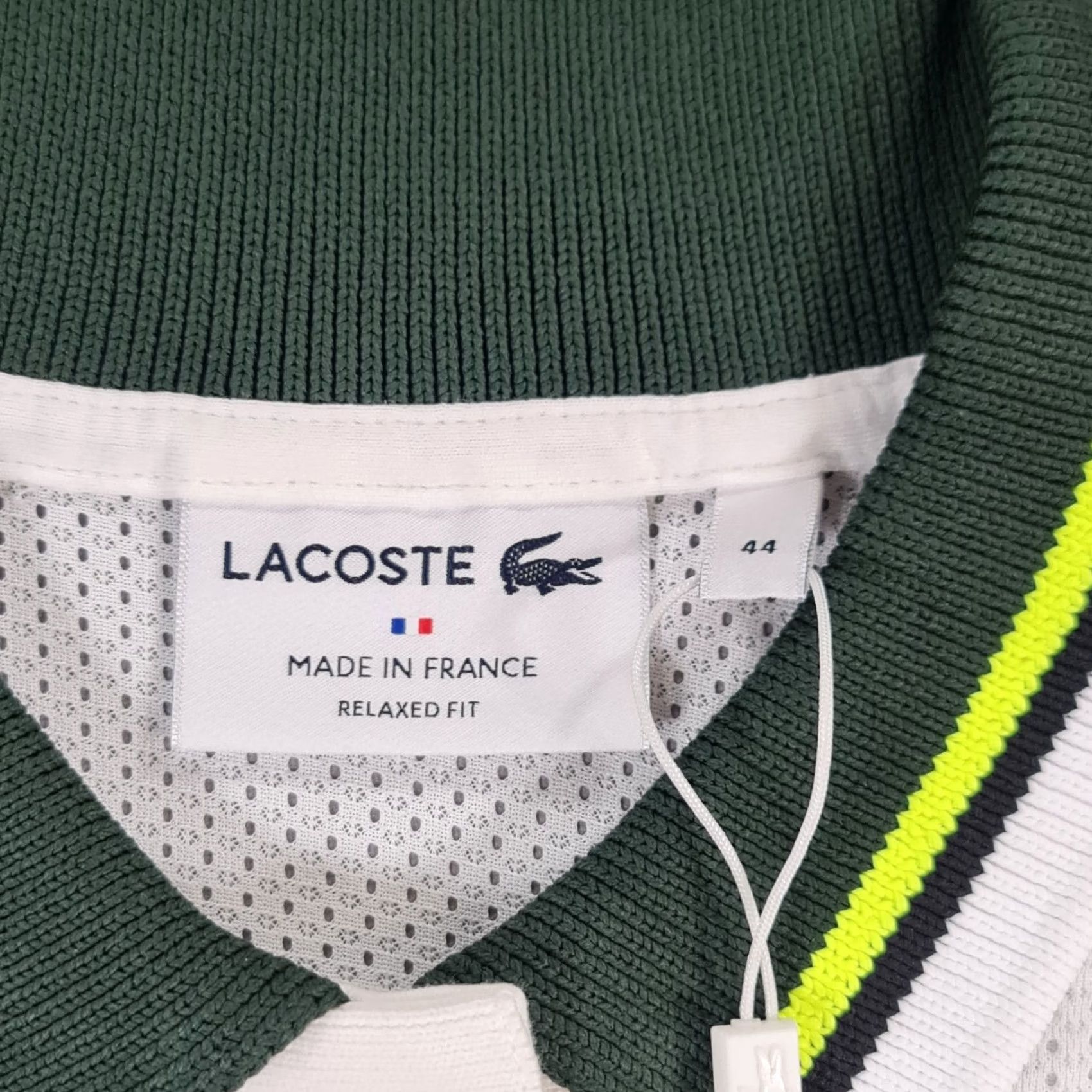 Lacoste Lacoste Polo Shirt Womens White 44 Slim Short Sleeve Collared Knit 100% Polyester Machine Washable PF5627 Size M / US 6-8 / IT 42-44 - 3 Thumbnail