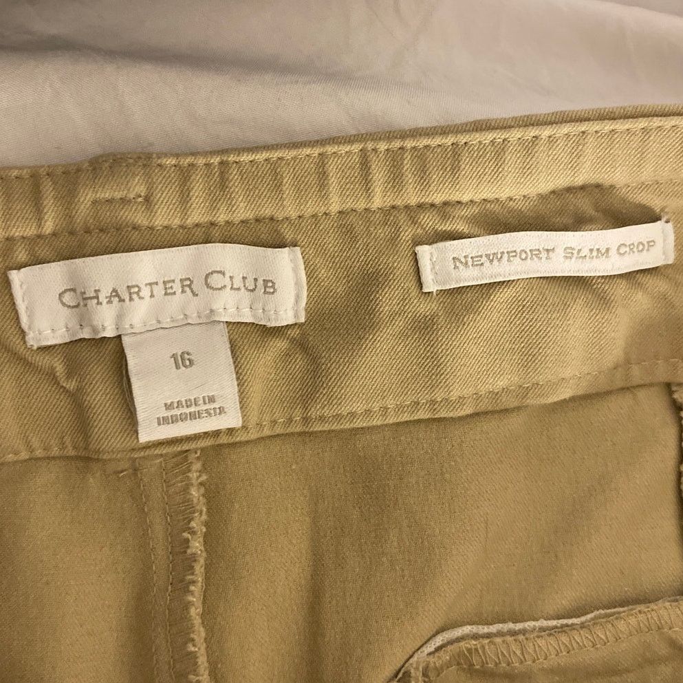 Other Classic Business Casual Neutral Beige Newport Slim Crop 16 Size 38" / US 16 / IT 52 - 3 Thumbnail